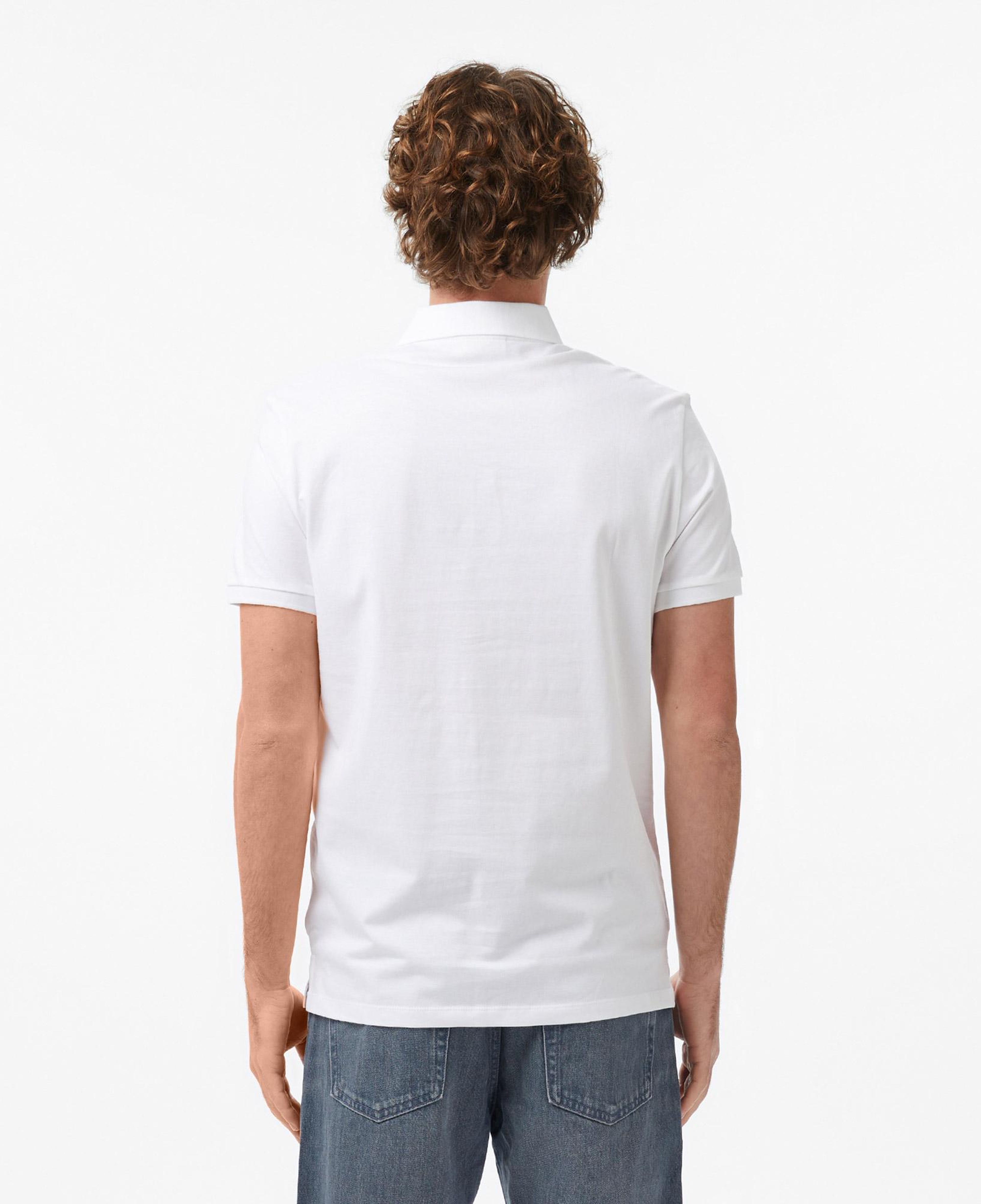 Calvin Klein Classic Monogram Erkek Beyaz Polo