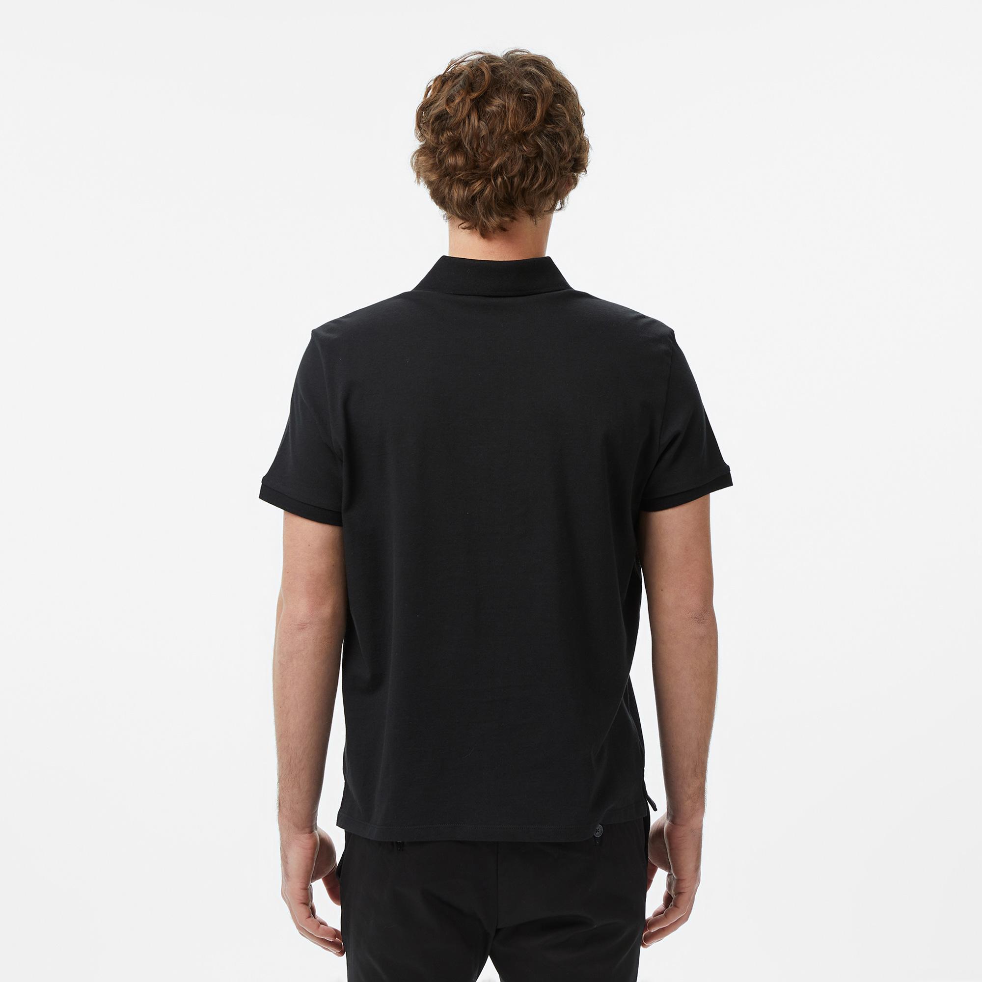 Calvin Klein Classic Monogram Erkek Siyah Polo