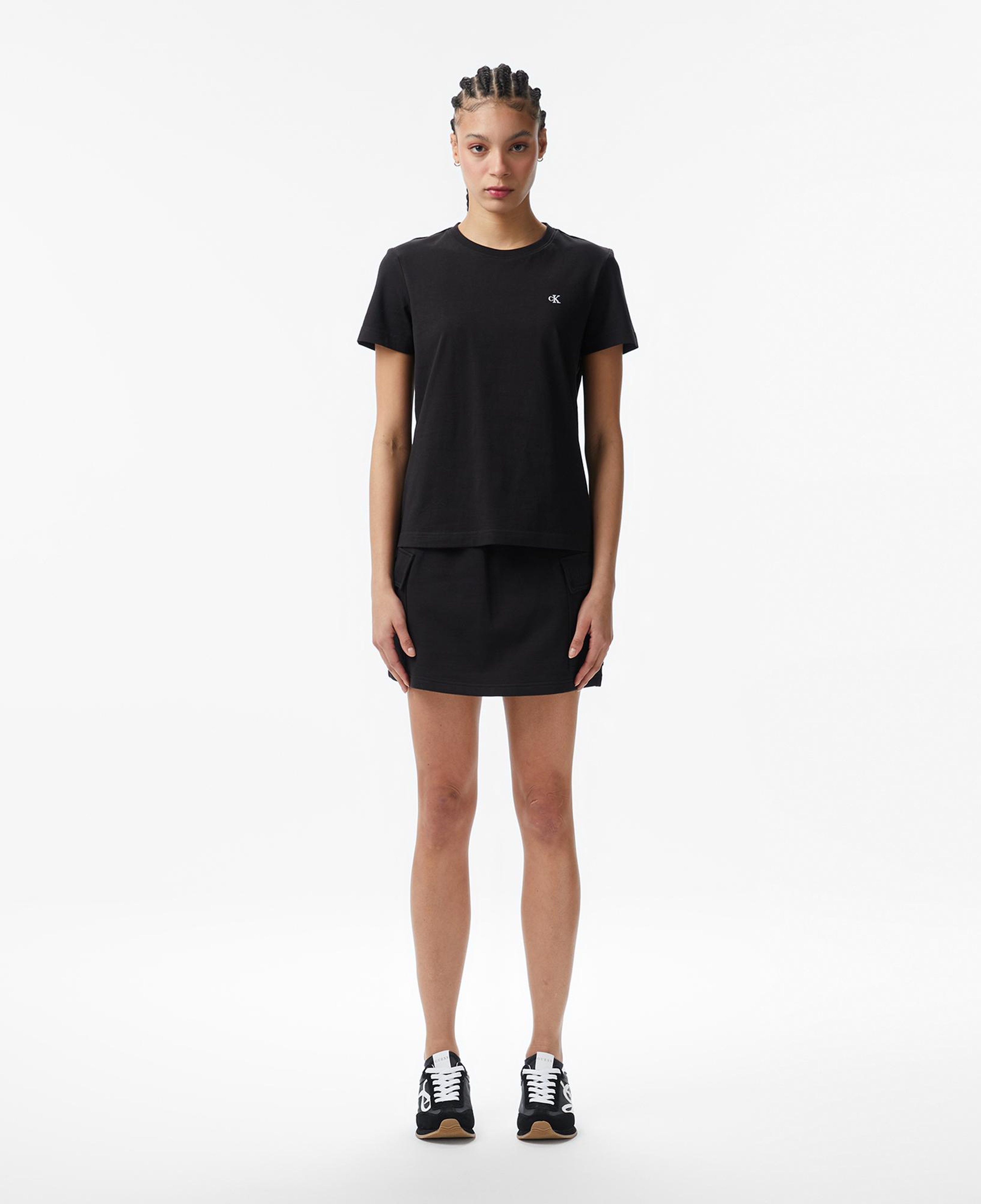 Calvin Klein Monogram Kadın Siyah T-Shirt