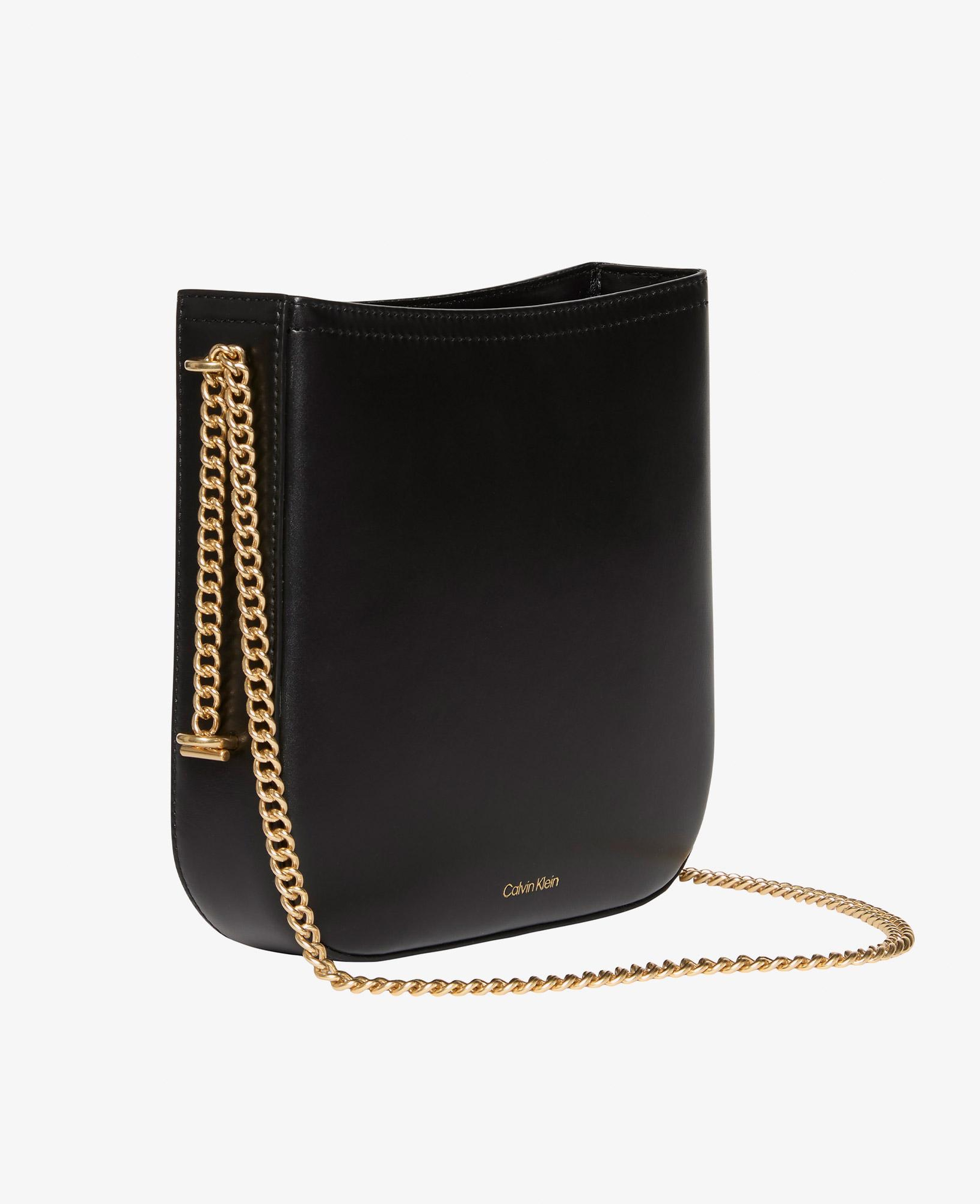 Calvin Klein Saddle With Chain Kadın Siyah Çapraz Çanta