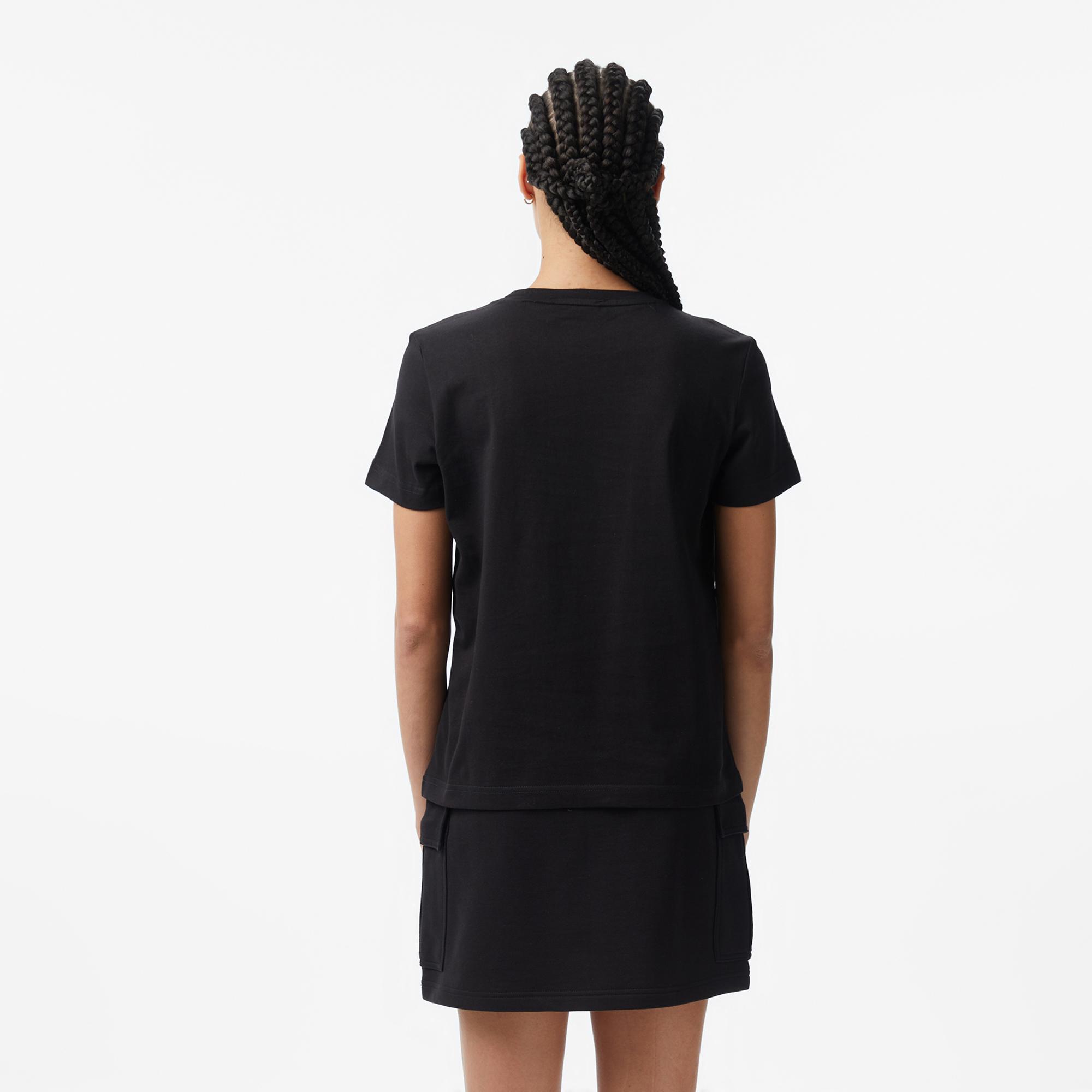 Calvin Klein Monogram Kadın Siyah T-Shirt