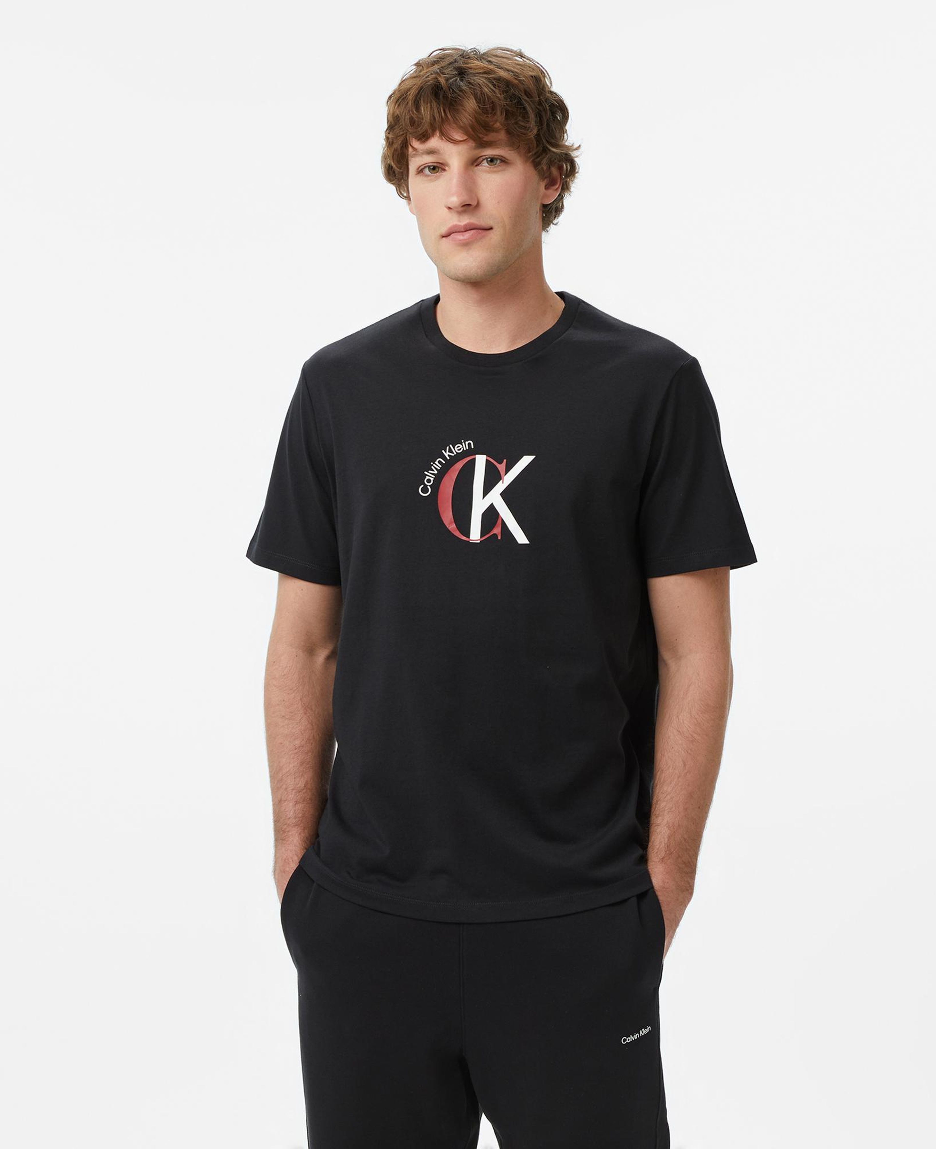 Calvin Klein 30S Graphic Erkek Siyah T-Shirt