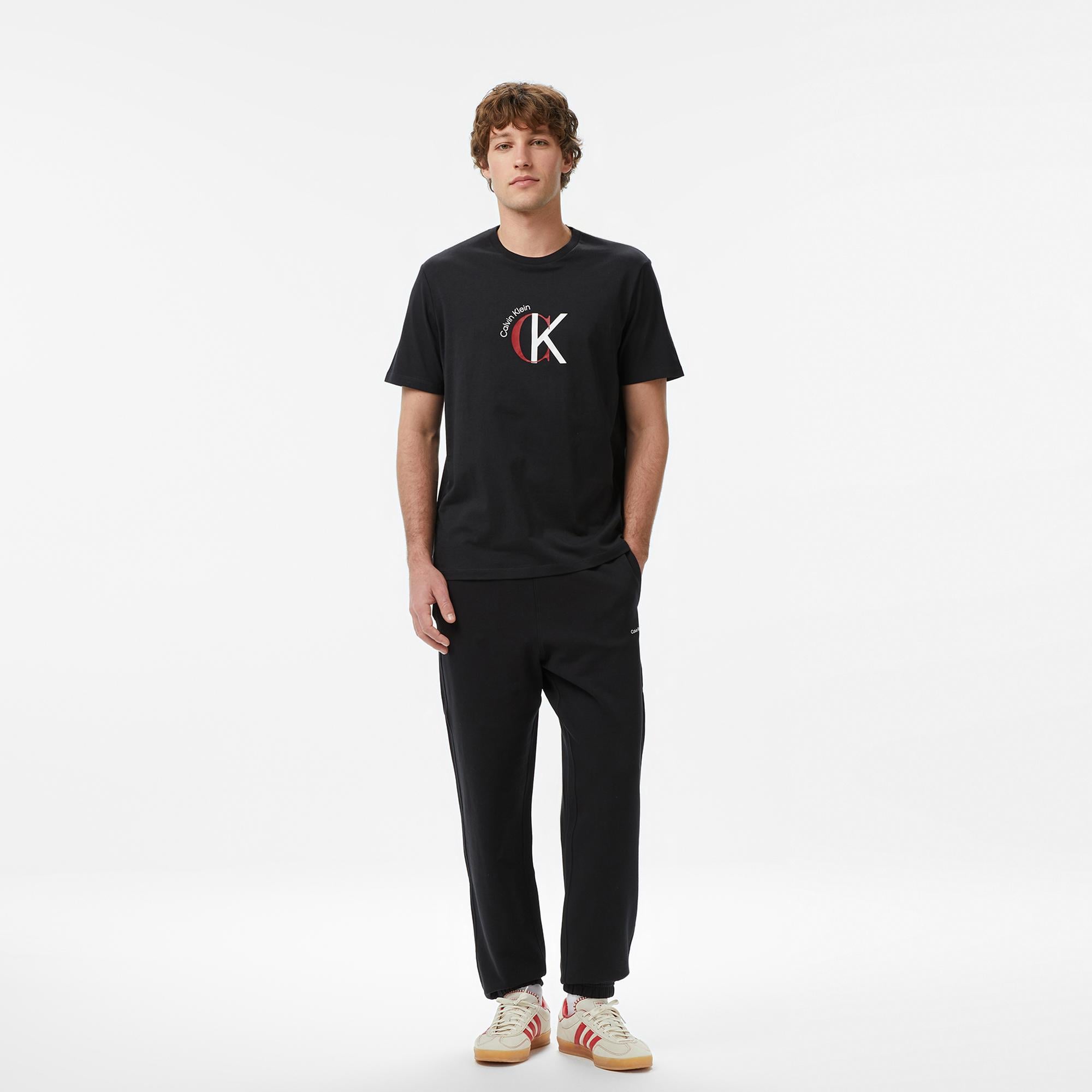 Calvin Klein 30S Graphic Erkek Siyah T-Shirt