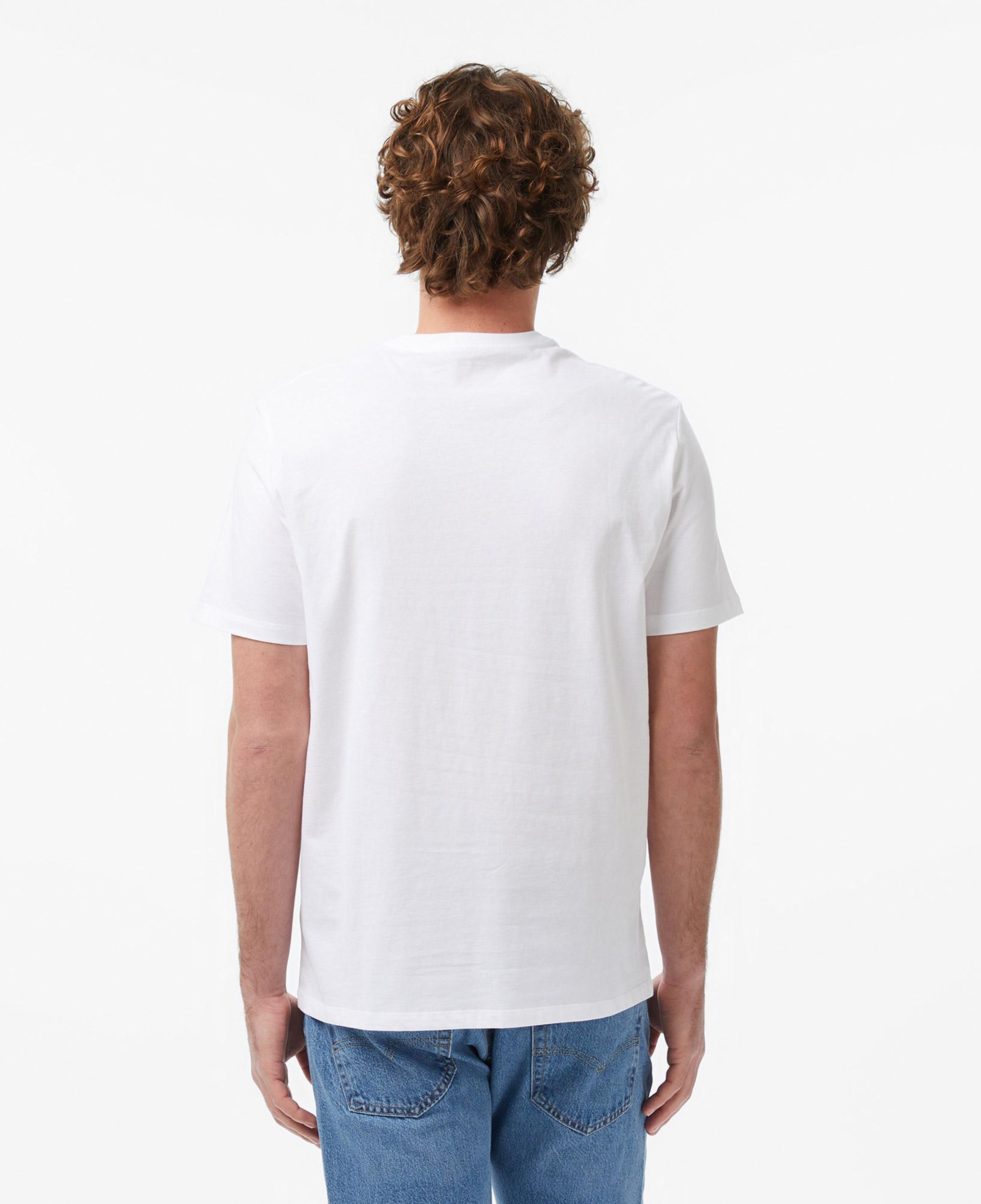 Calvin Klein 30S Micro Monologo Graphic Erkek Beyaz T-Shirt