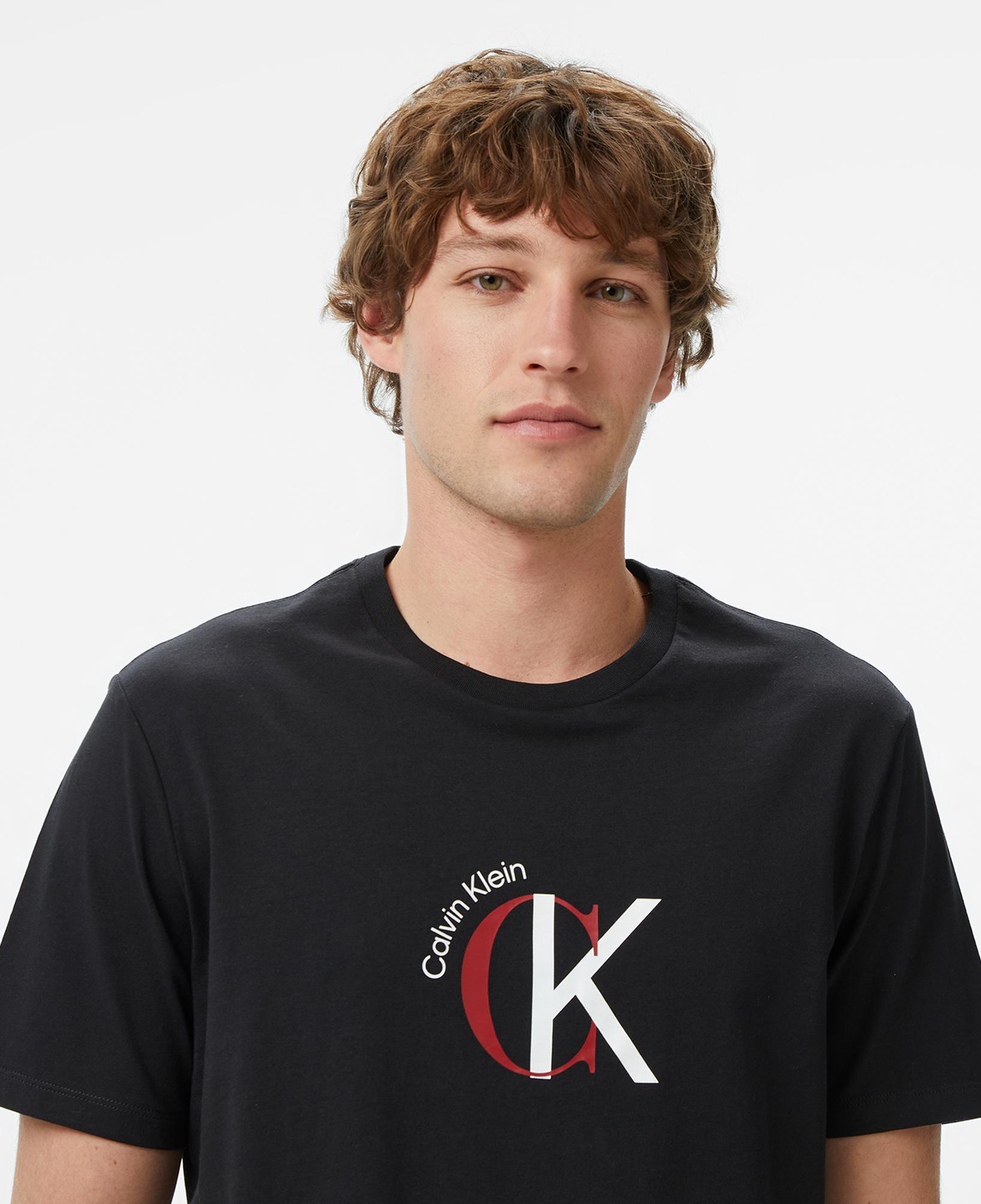 Calvin Klein 30S Graphic Erkek Siyah T-Shirt