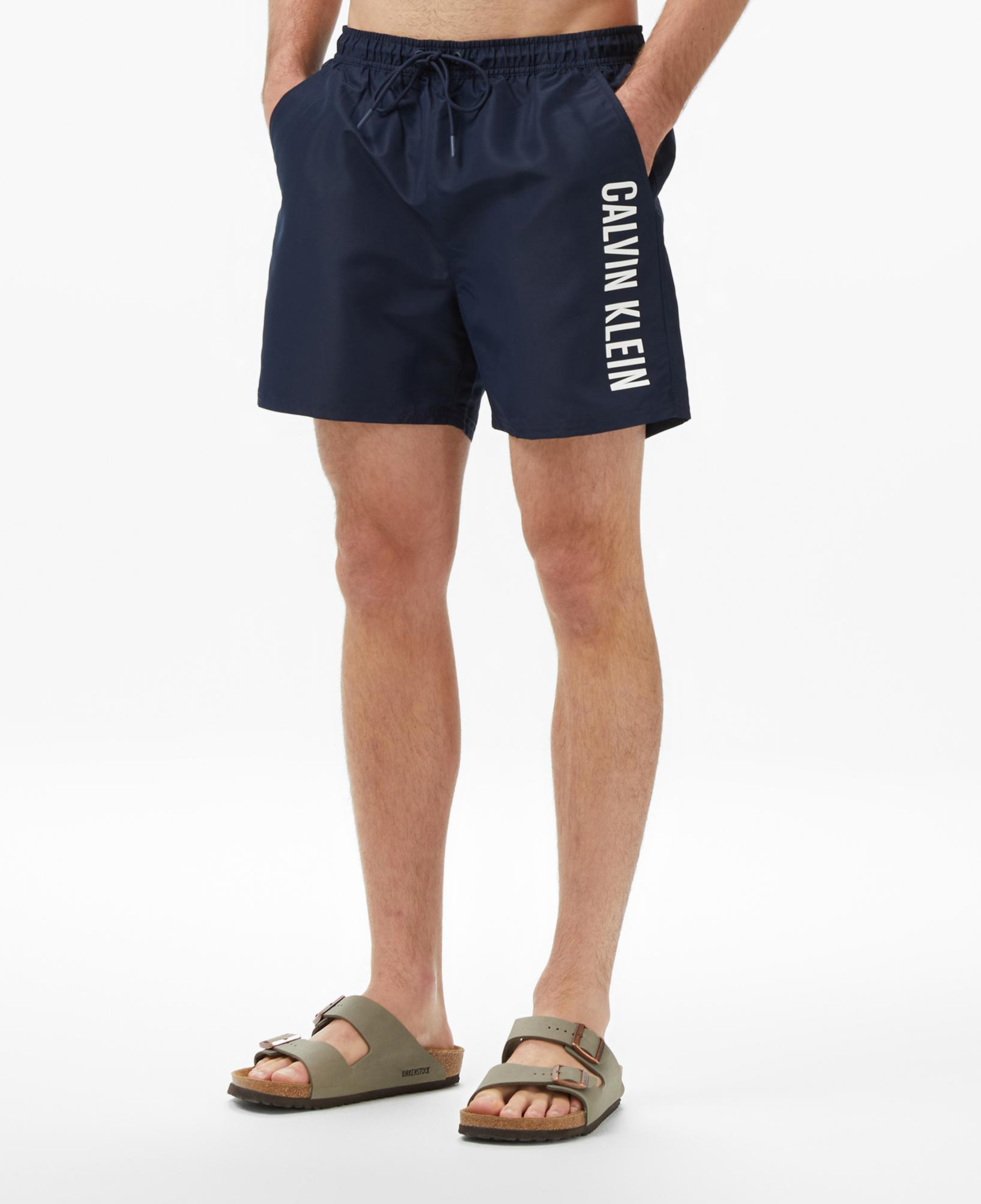 Calvin Klein Medium Drawstring Erkek Mavi Deniz Şortu