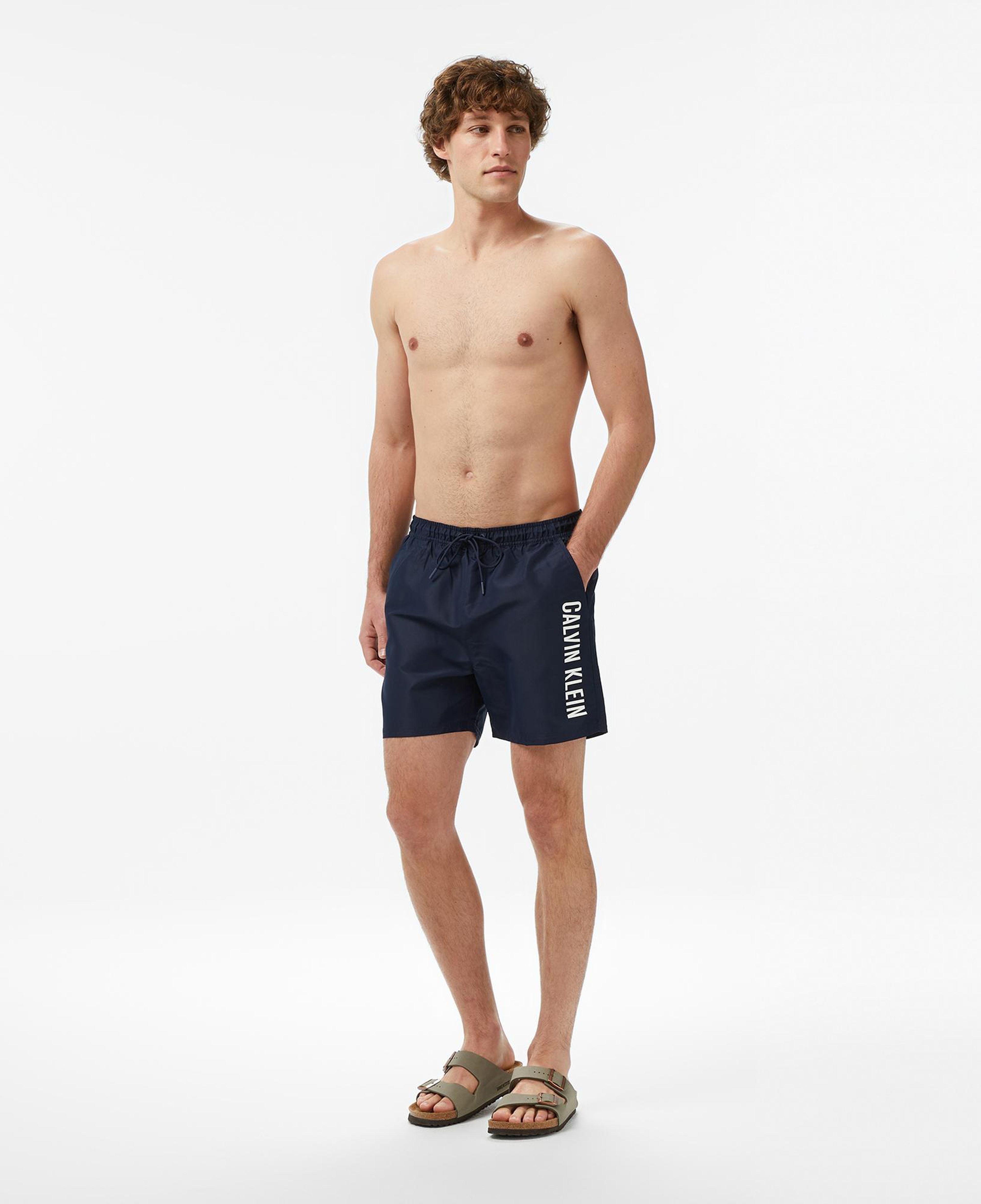 Calvin Klein Medium Drawstring Erkek Mavi Deniz Şortu