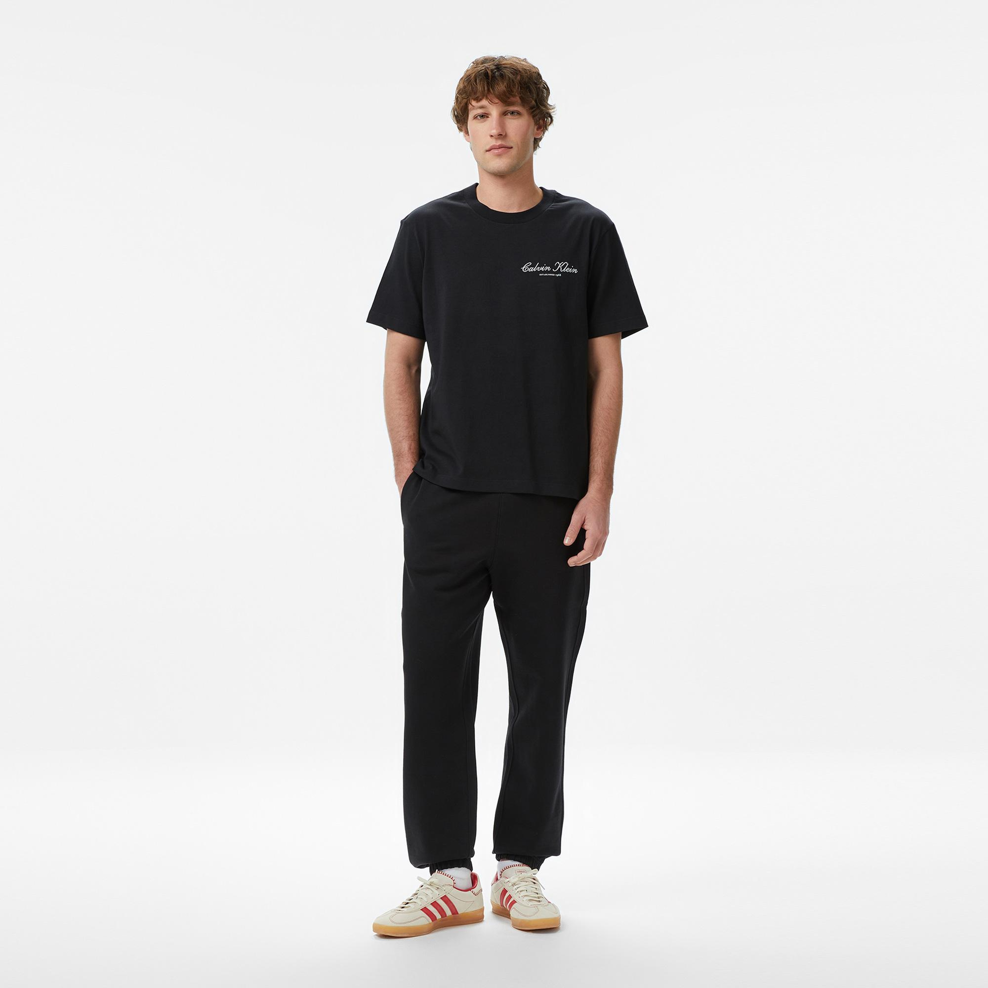 Calvin Klein 20S March Graphic Seasonal Erkek Siyah T-Shirt