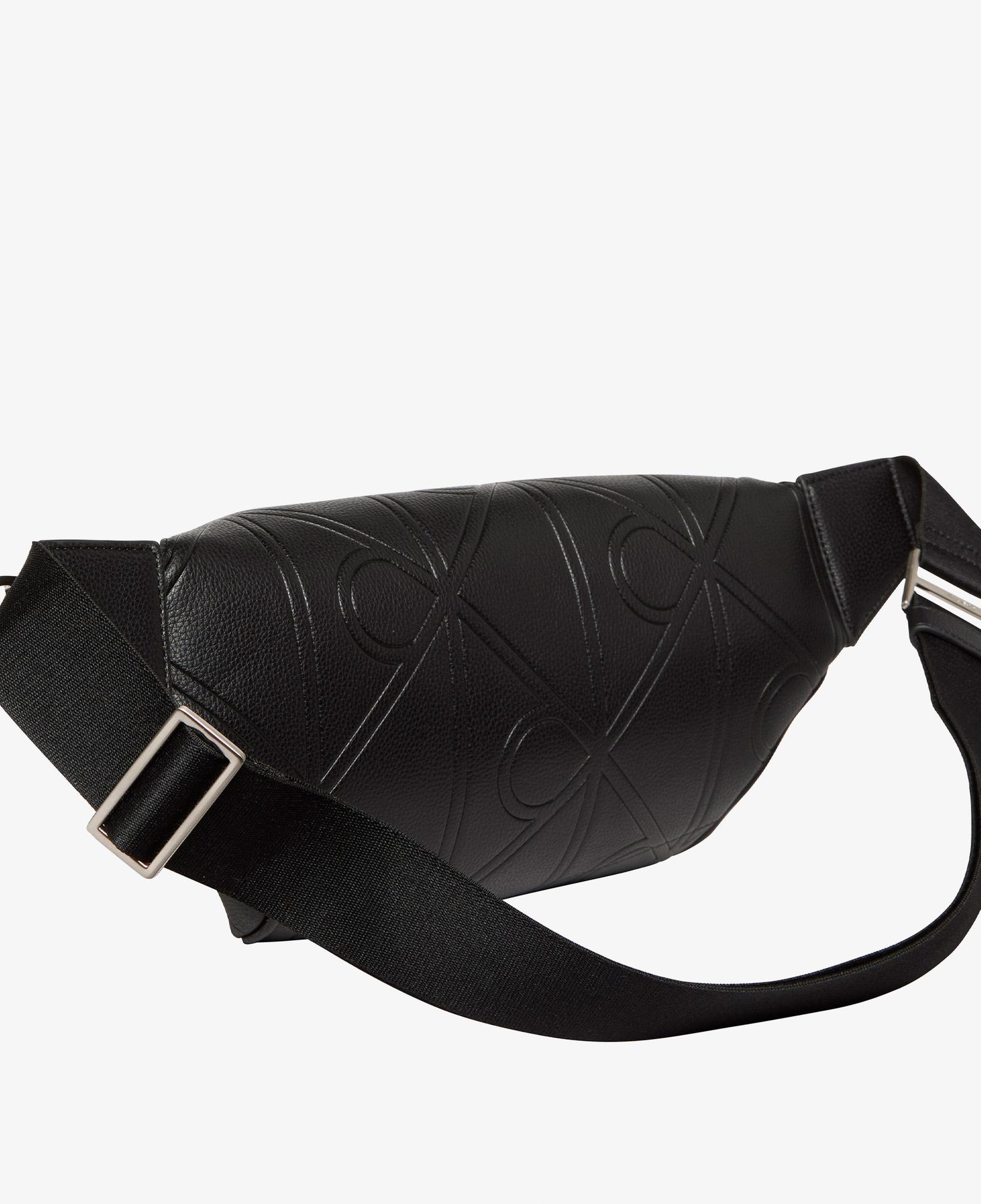 Calvin Klein Emblem Emboss Waistbag Erkek Siyah Bel Çantası