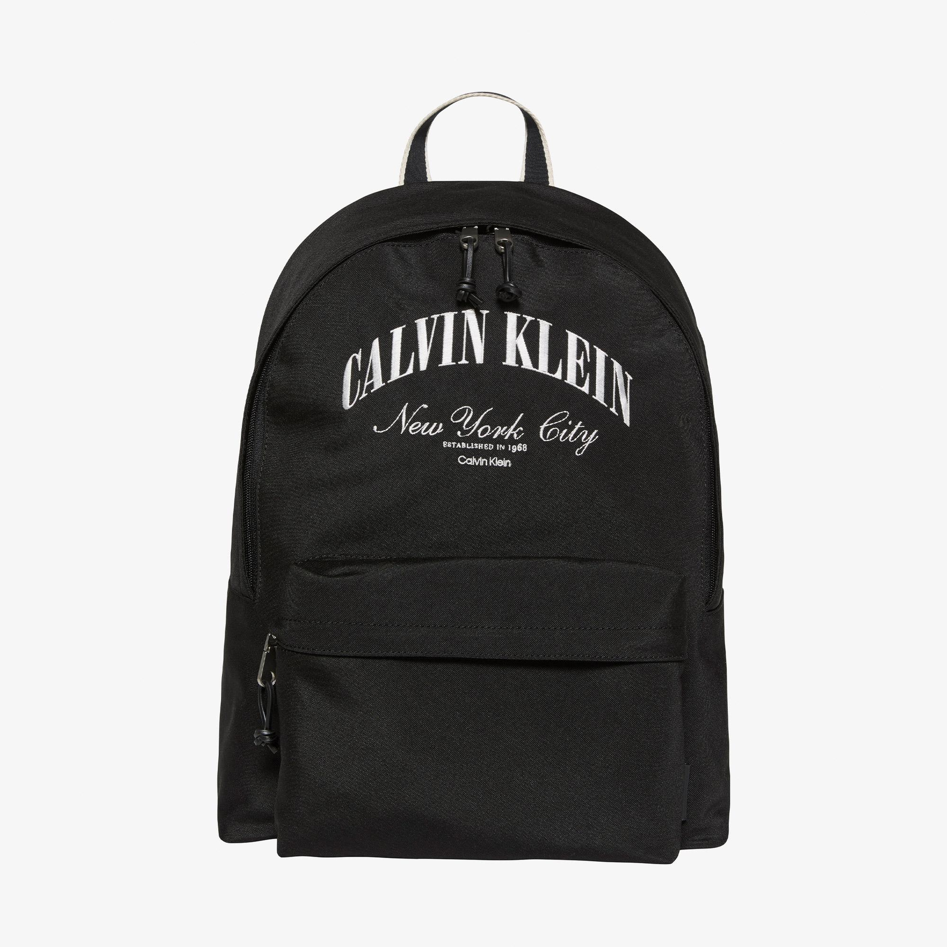 Calvin Klein Graphic Capsule Round Erkek Siyah Sırt Çantası
