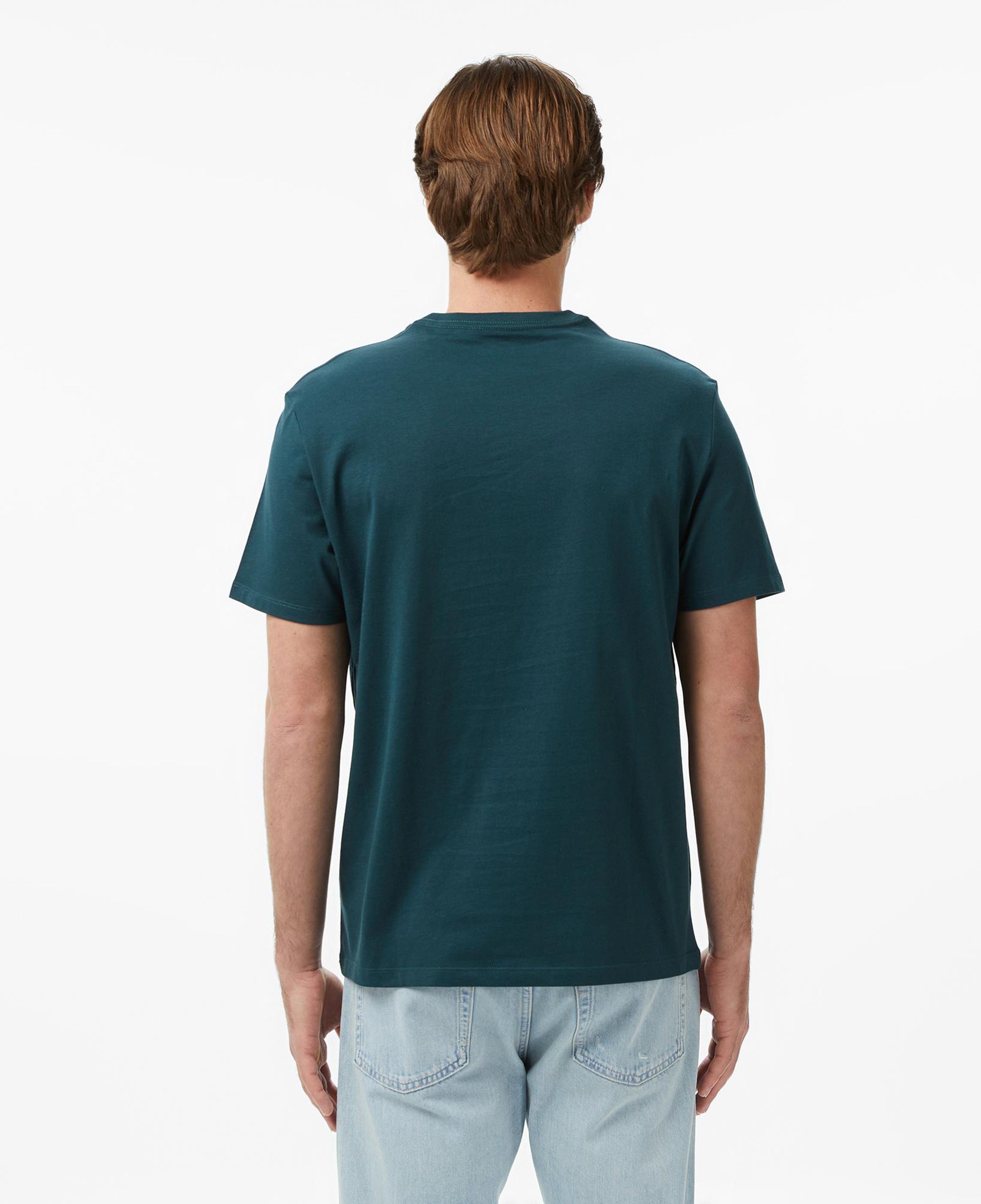 Calvin Klein 30S Micro Monologo Graphic Erkek Yeşil T-Shirt