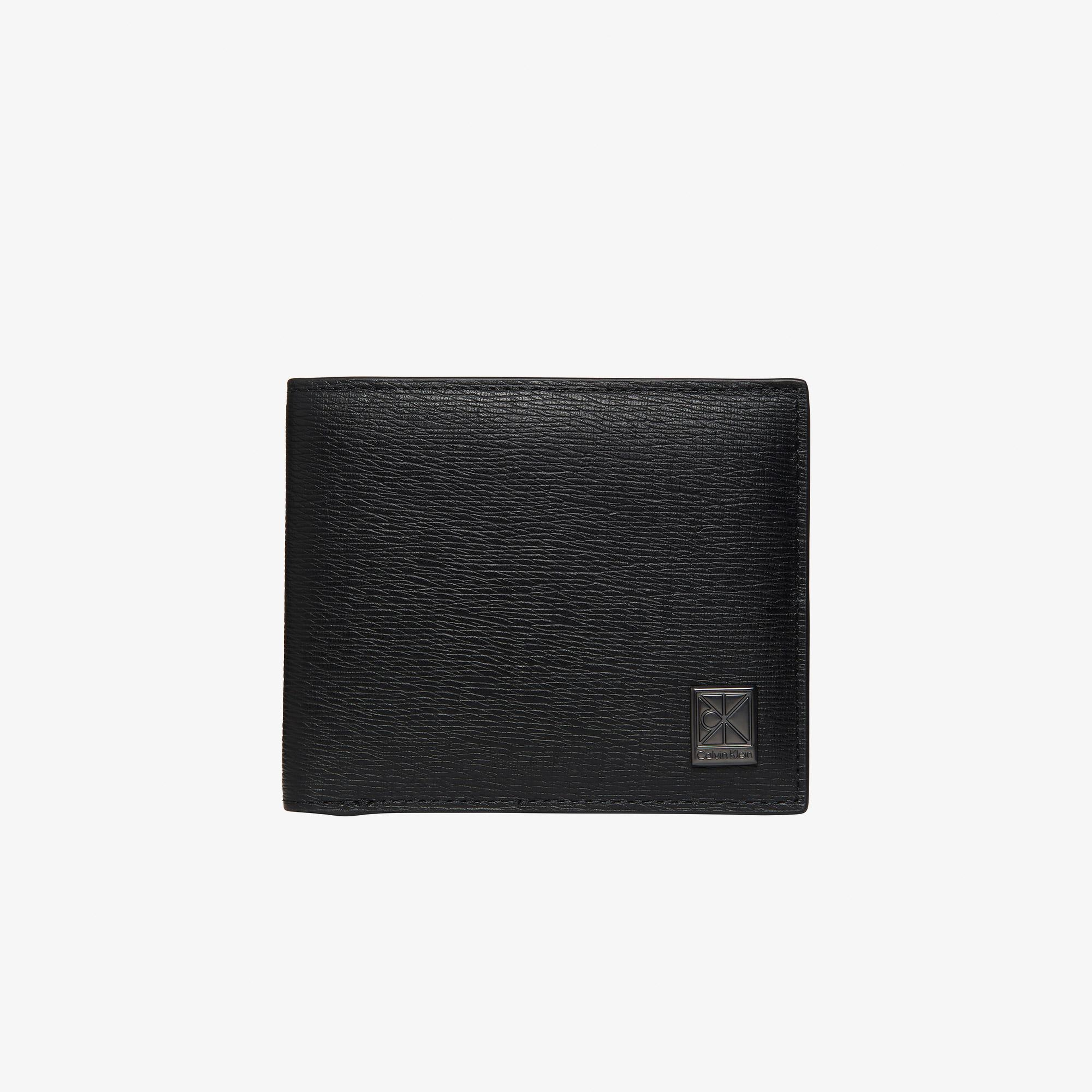 Calvin Klein Emblem Erkek Siyah Cüzdan