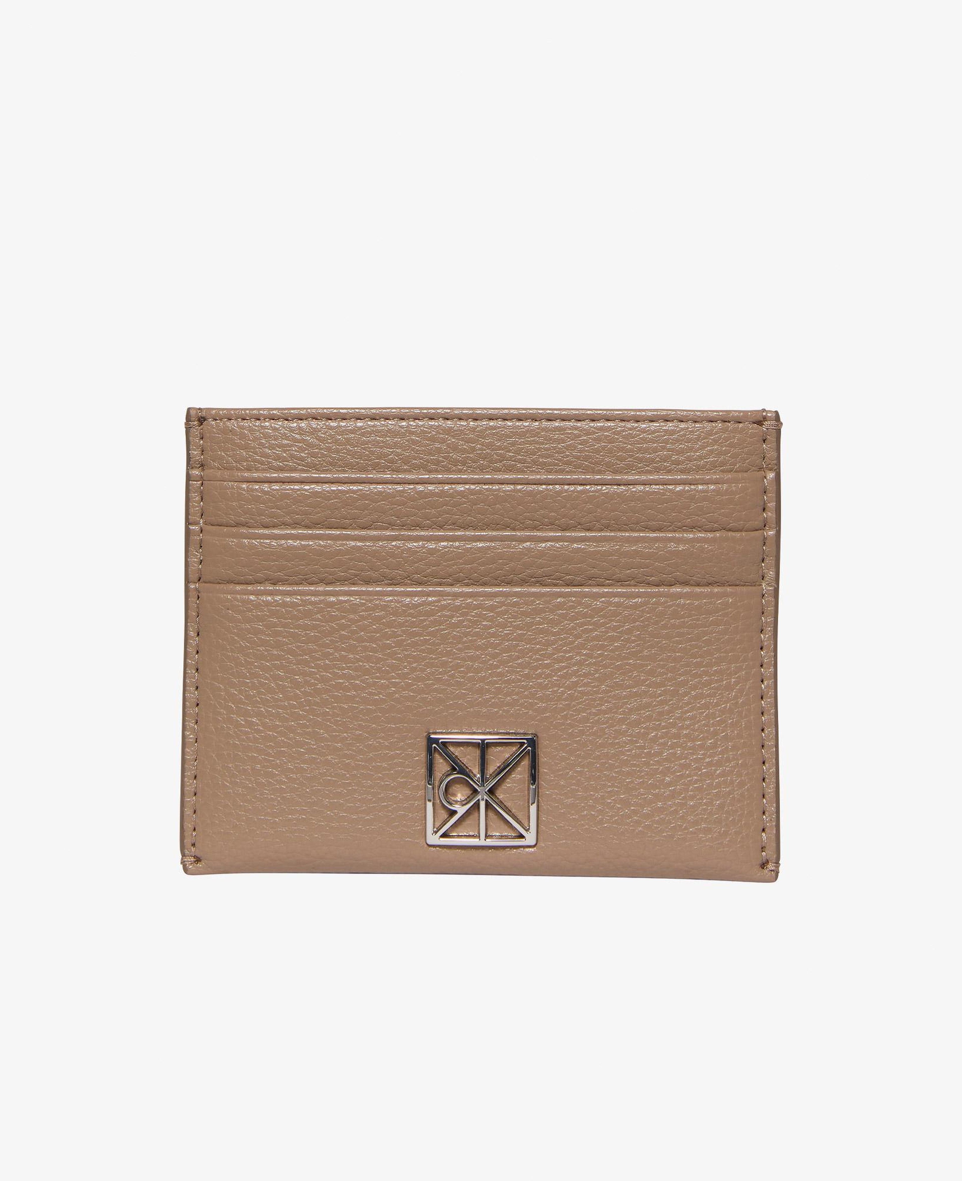 Calvin Klein Emblem Kadın Kahverengi Kartlık