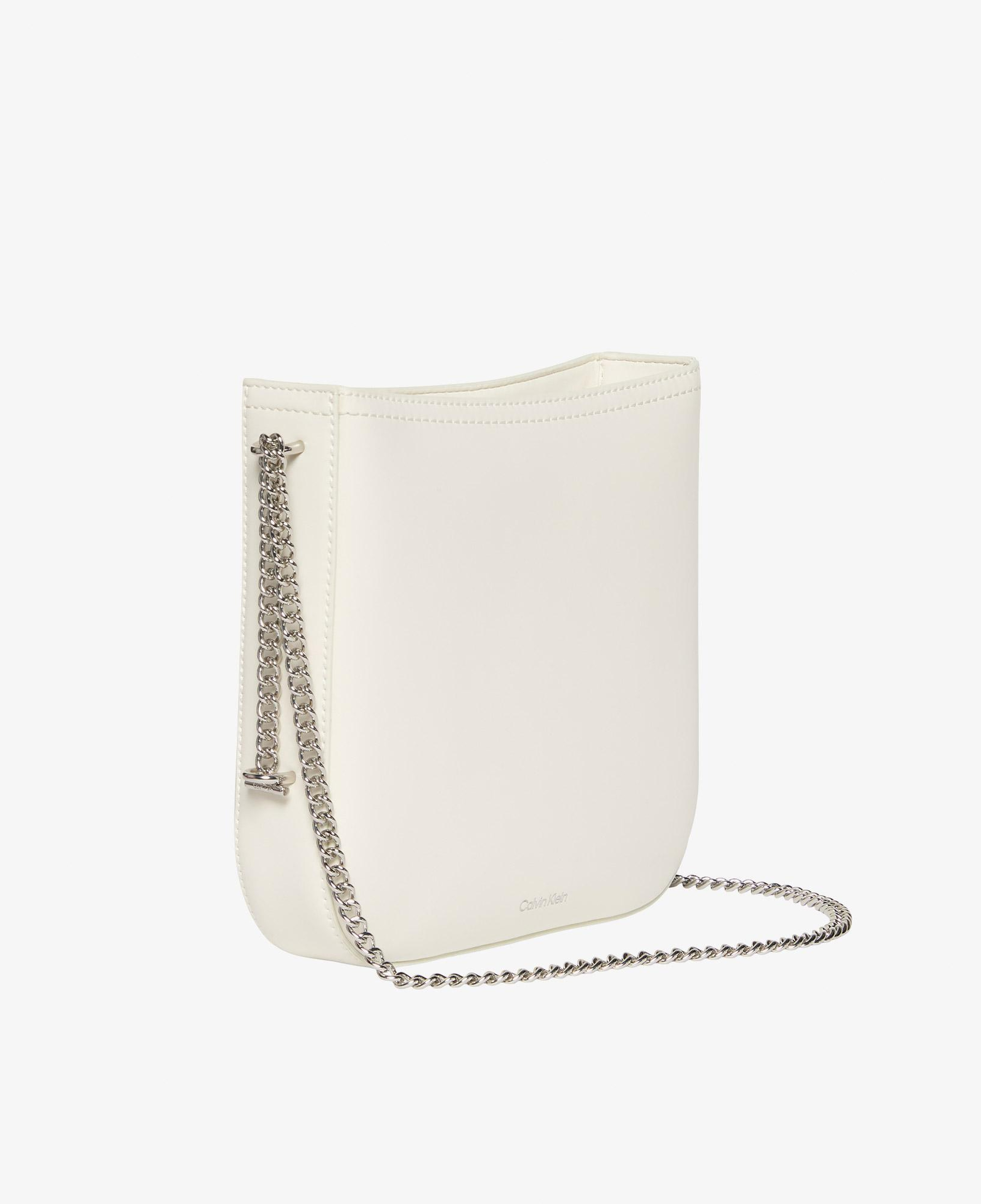 Calvin Klein Saddle With Chain Kadın Beyaz Çapraz Çanta