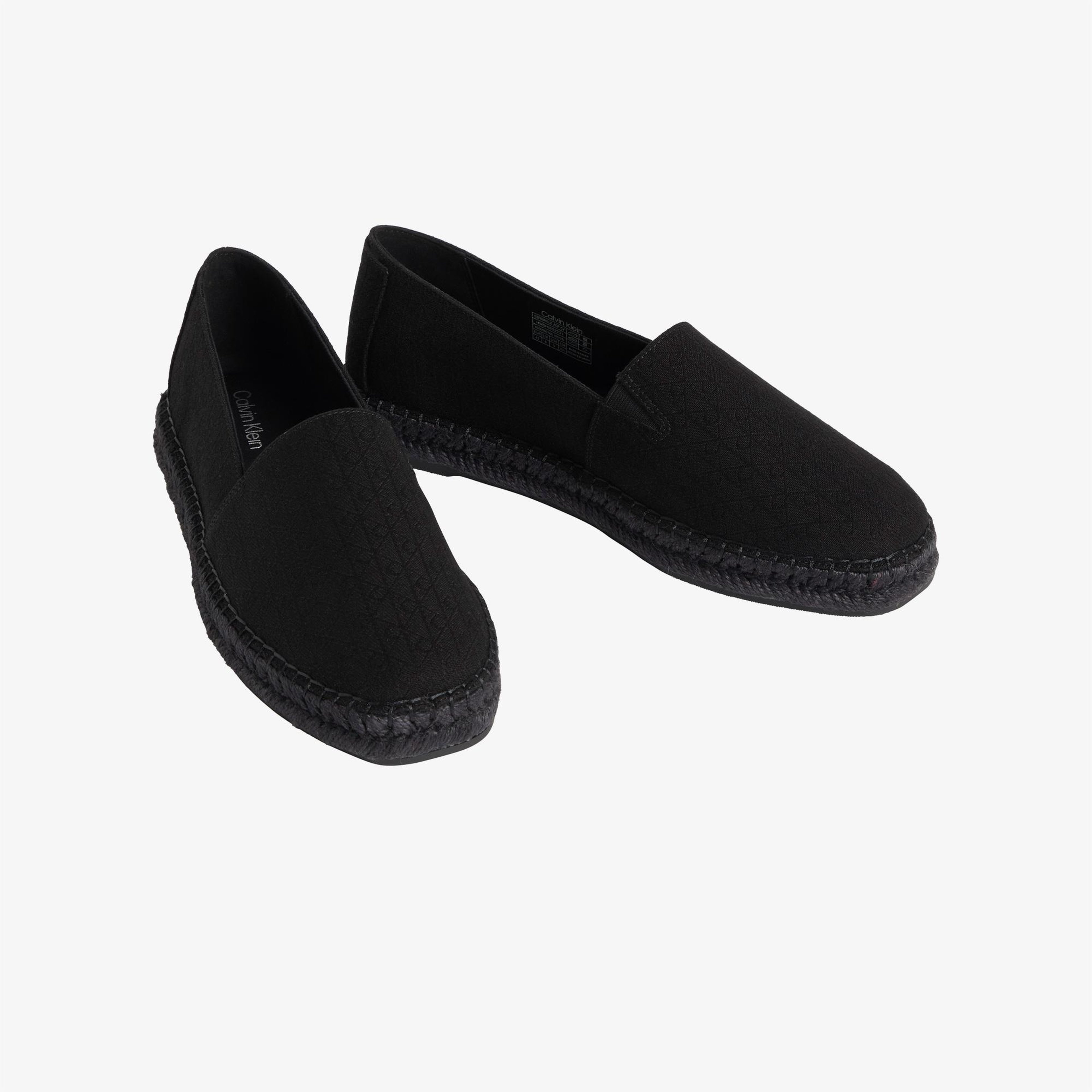 Calvin Klein Espadrille Erkek Siyah Espadril
