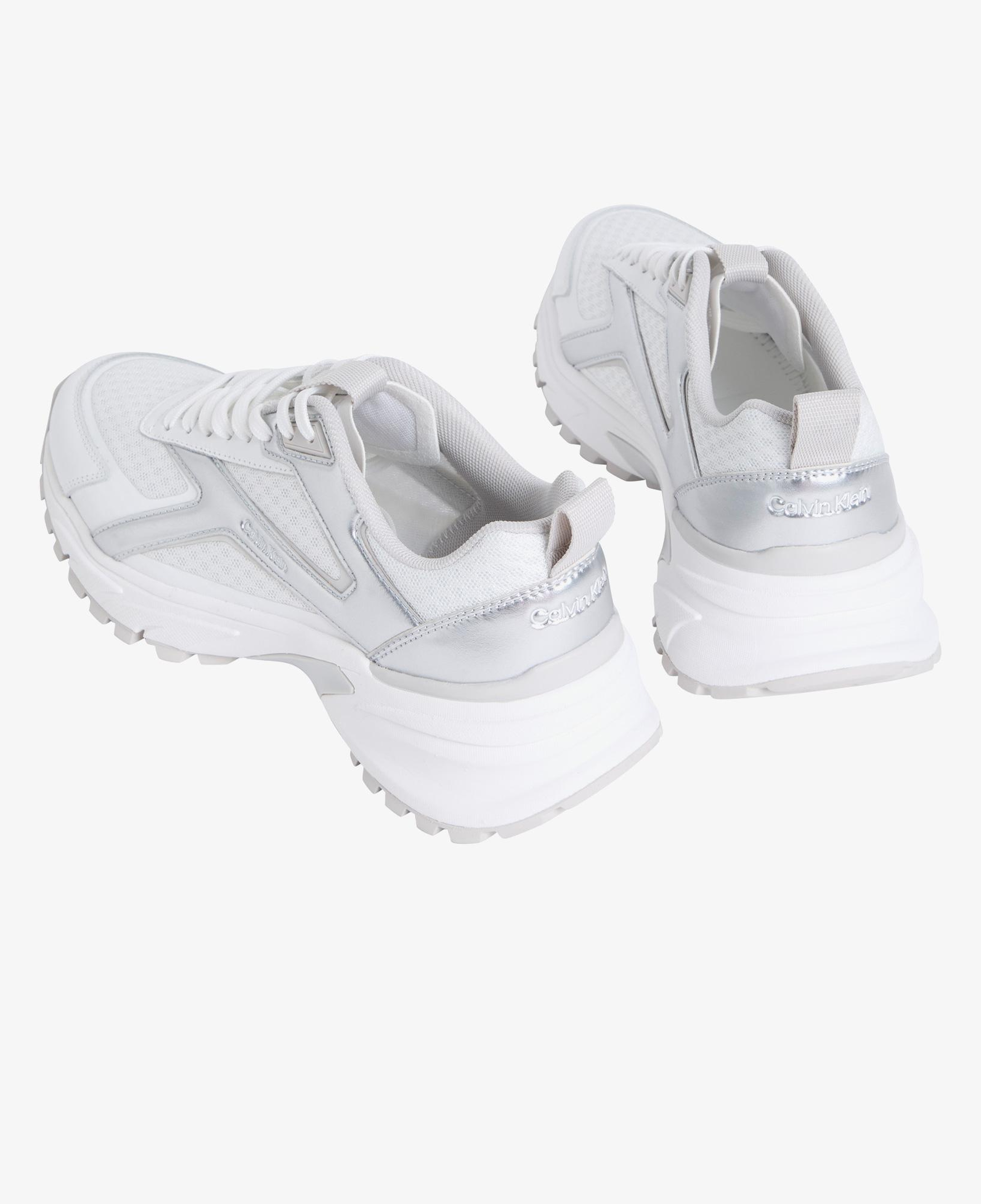 Calvin Klein Hike Run Stripe Mesh Kadın Beyaz Sneaker