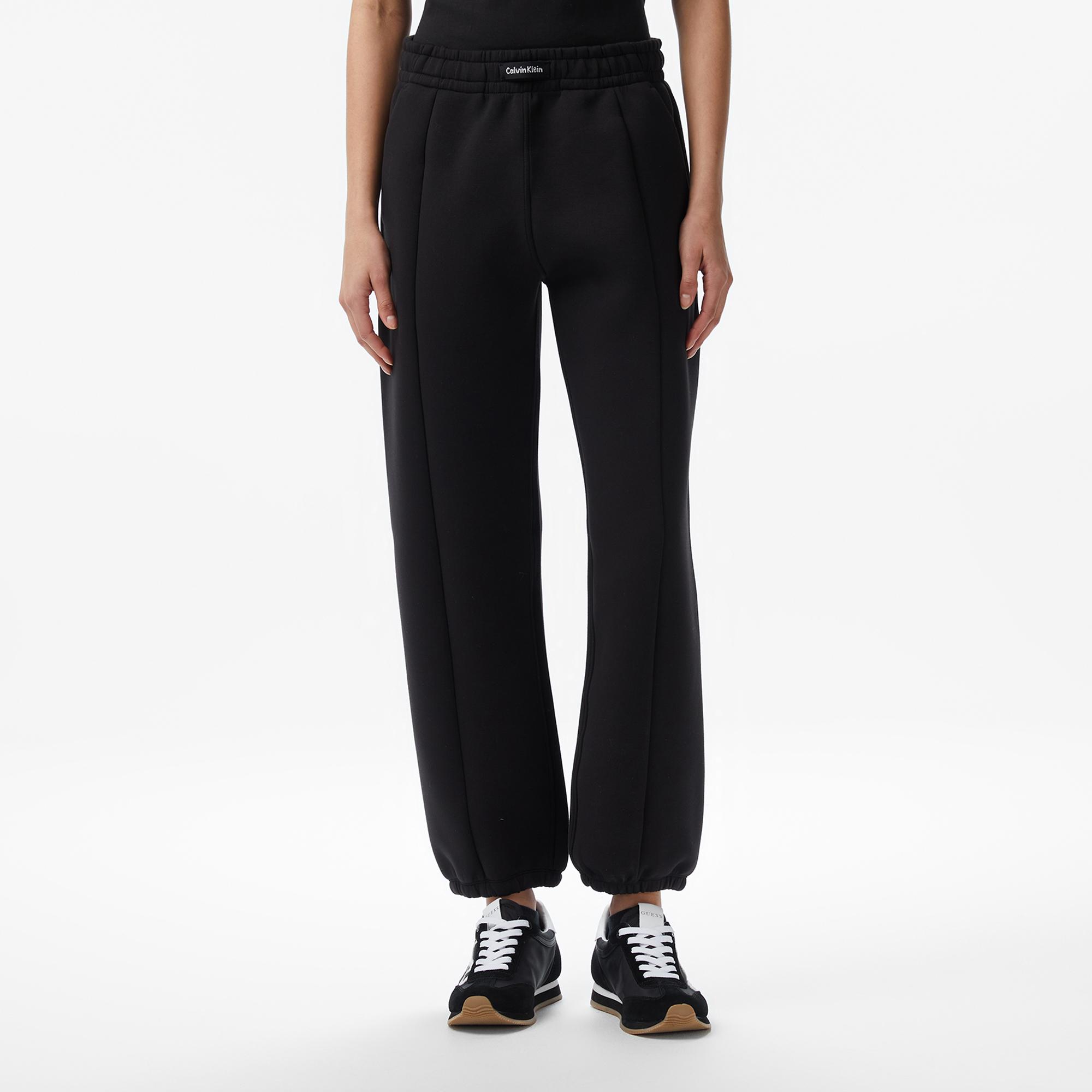 Calvin Klein Relaxed Scuba Jogger Kadın Siyah Eşofman Altı