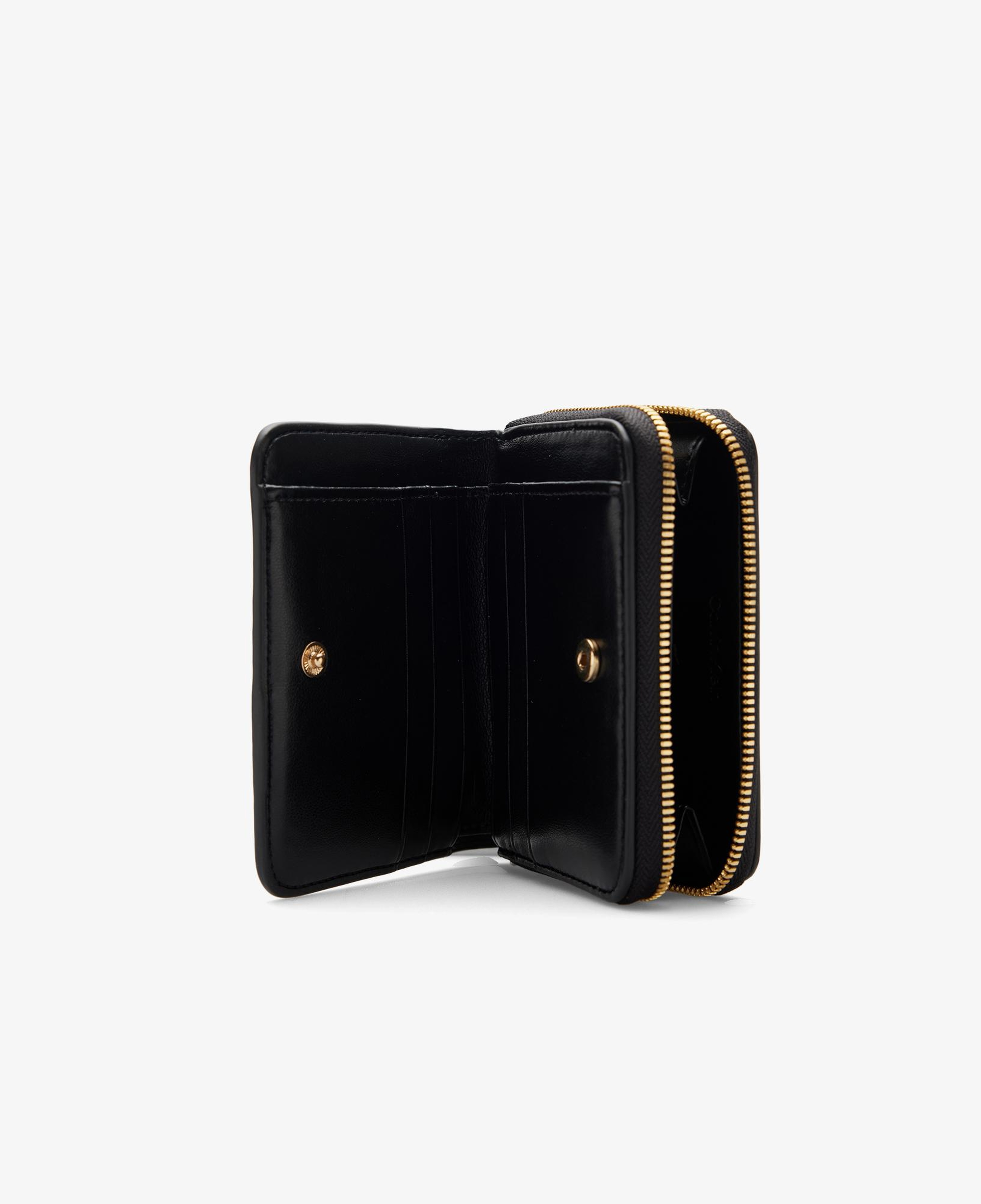 Calvin Klein Medium Flap Zip Around Kadın Siyah Cüzdan