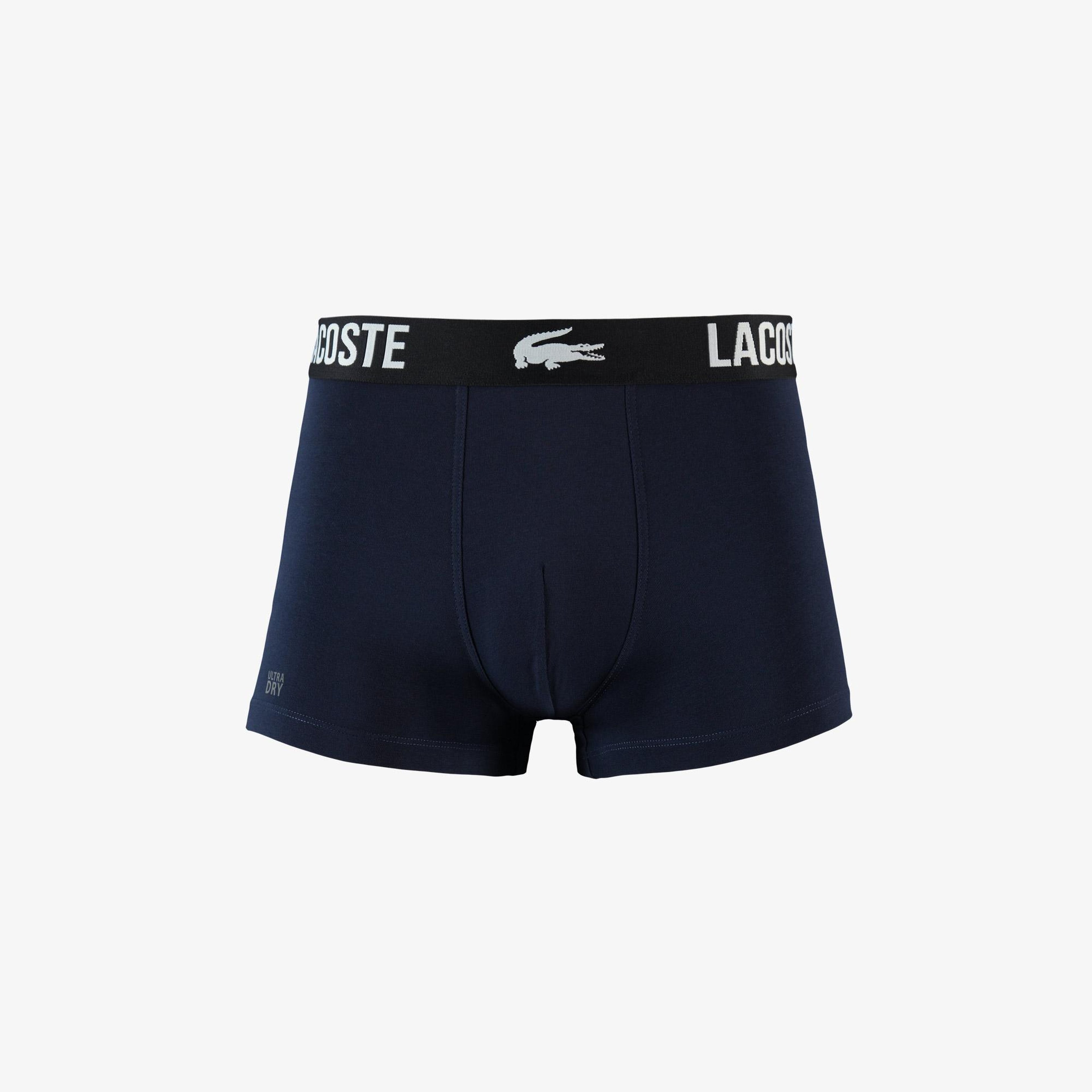 Lacoste Erkek 3'lü Renkli Boxer