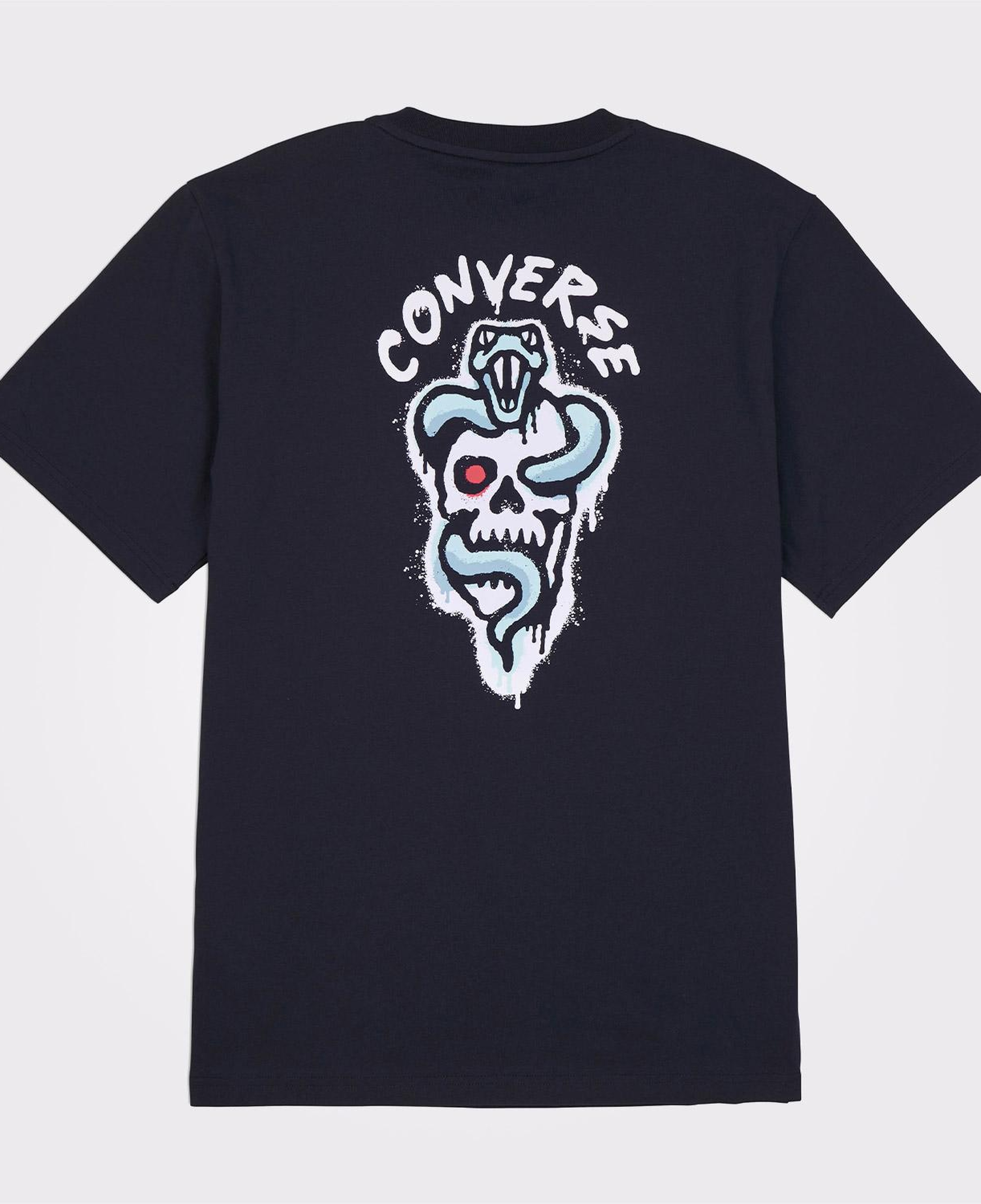 Converse Erkek Baskılı Siyah T-Shirt