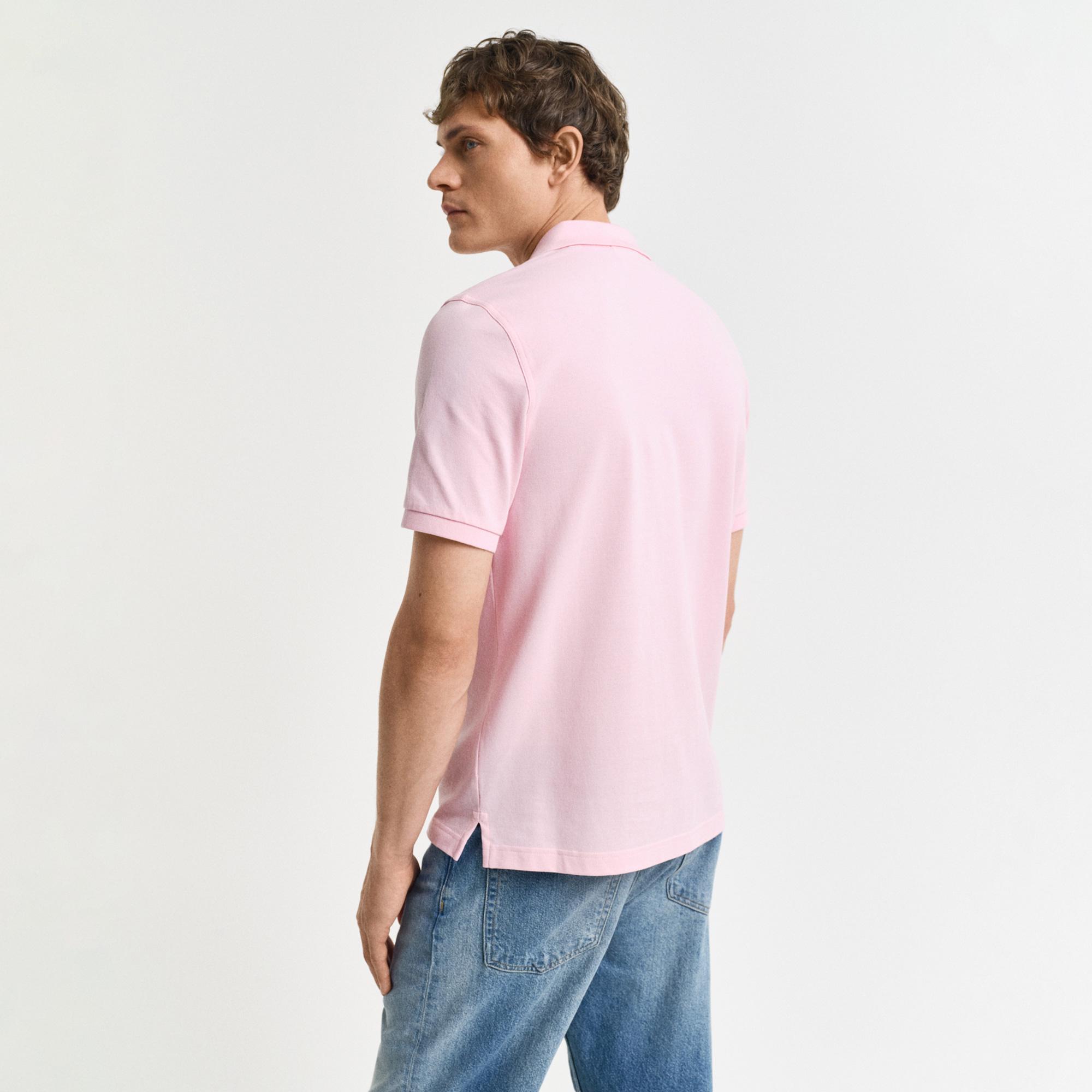 GANT Erkek Pembe Regular Fit Polo