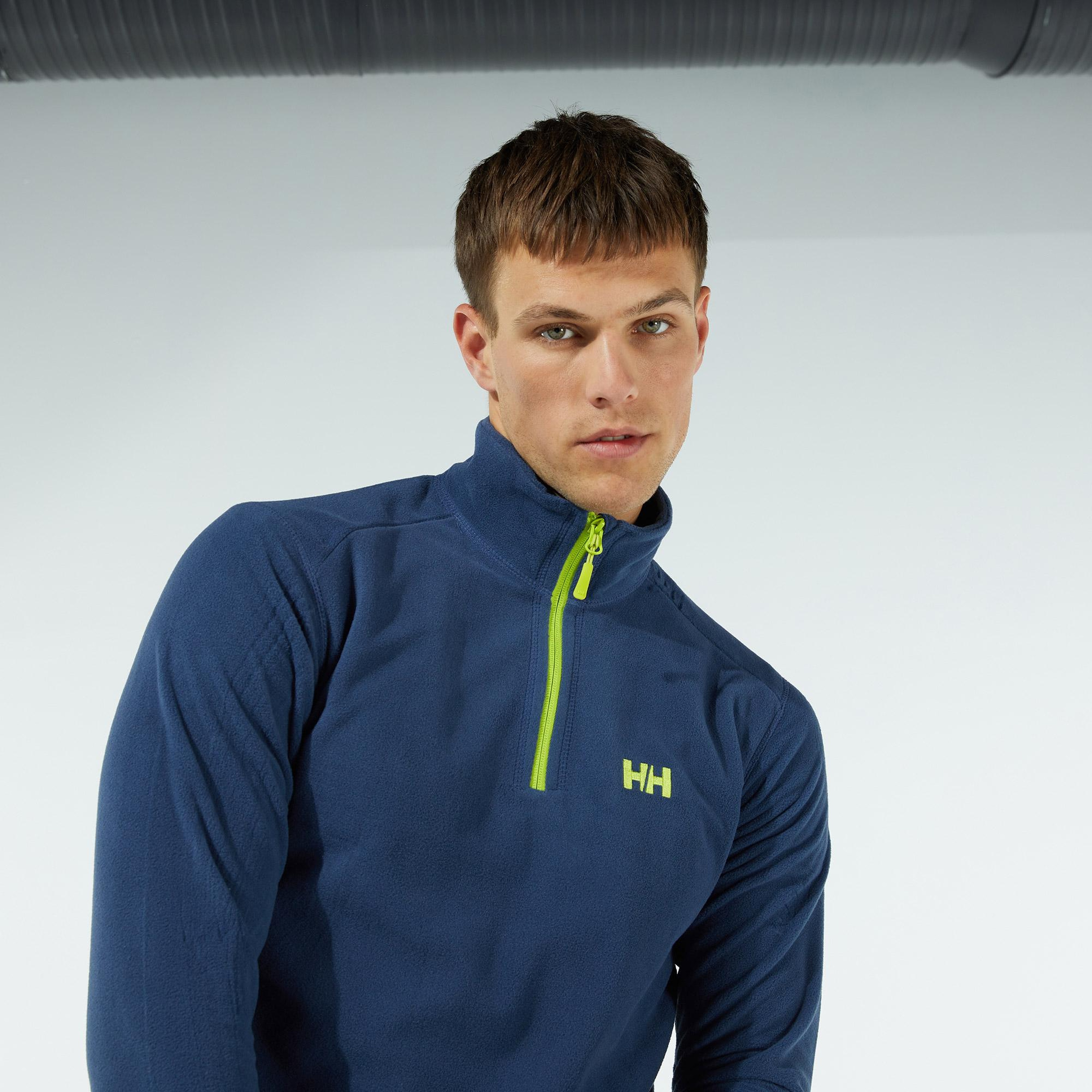 Helly Hansen Mount Erkek Mavi Polar Sweatshirt