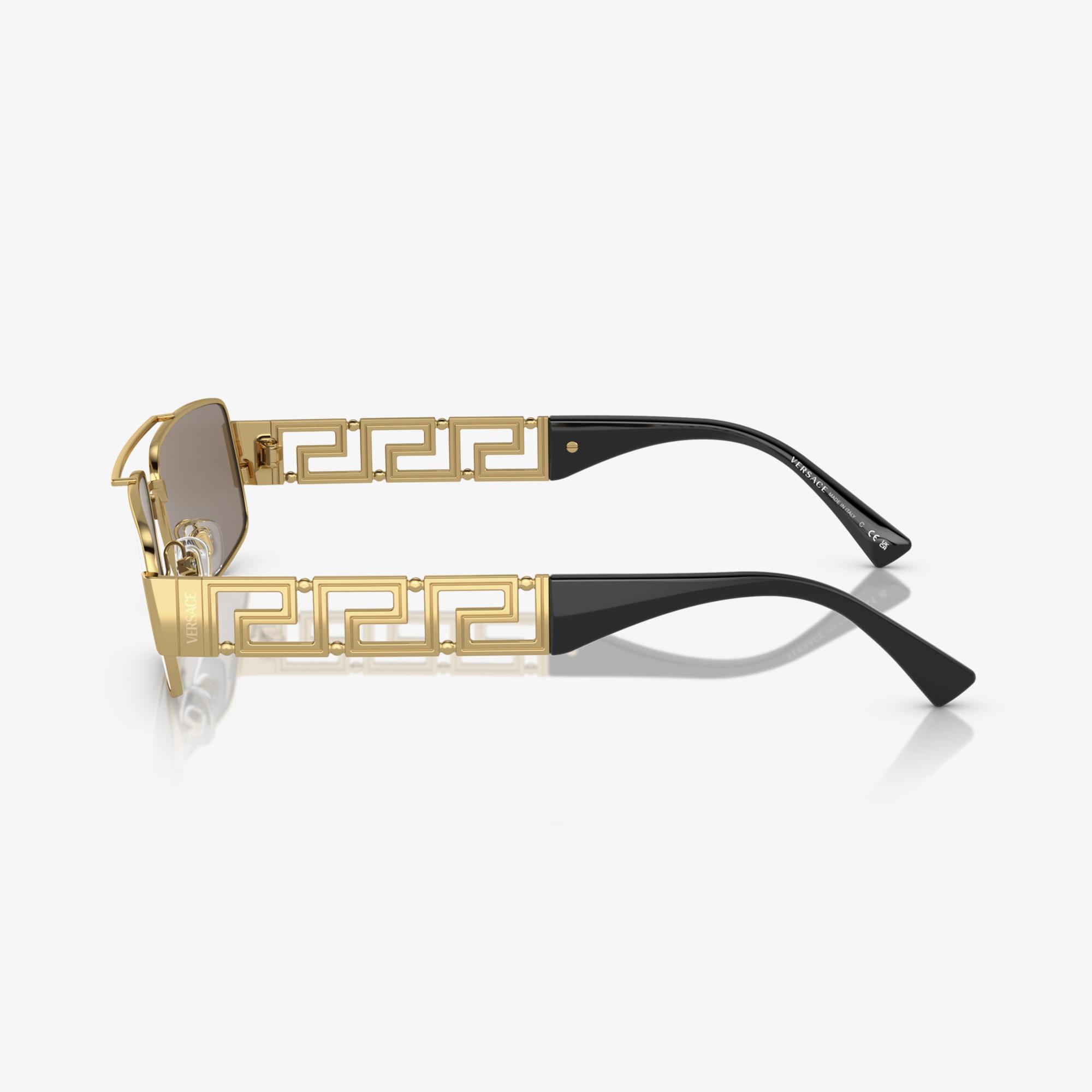Versace VE2257 Erkek Altın Rengi Güneş Gözlüğü