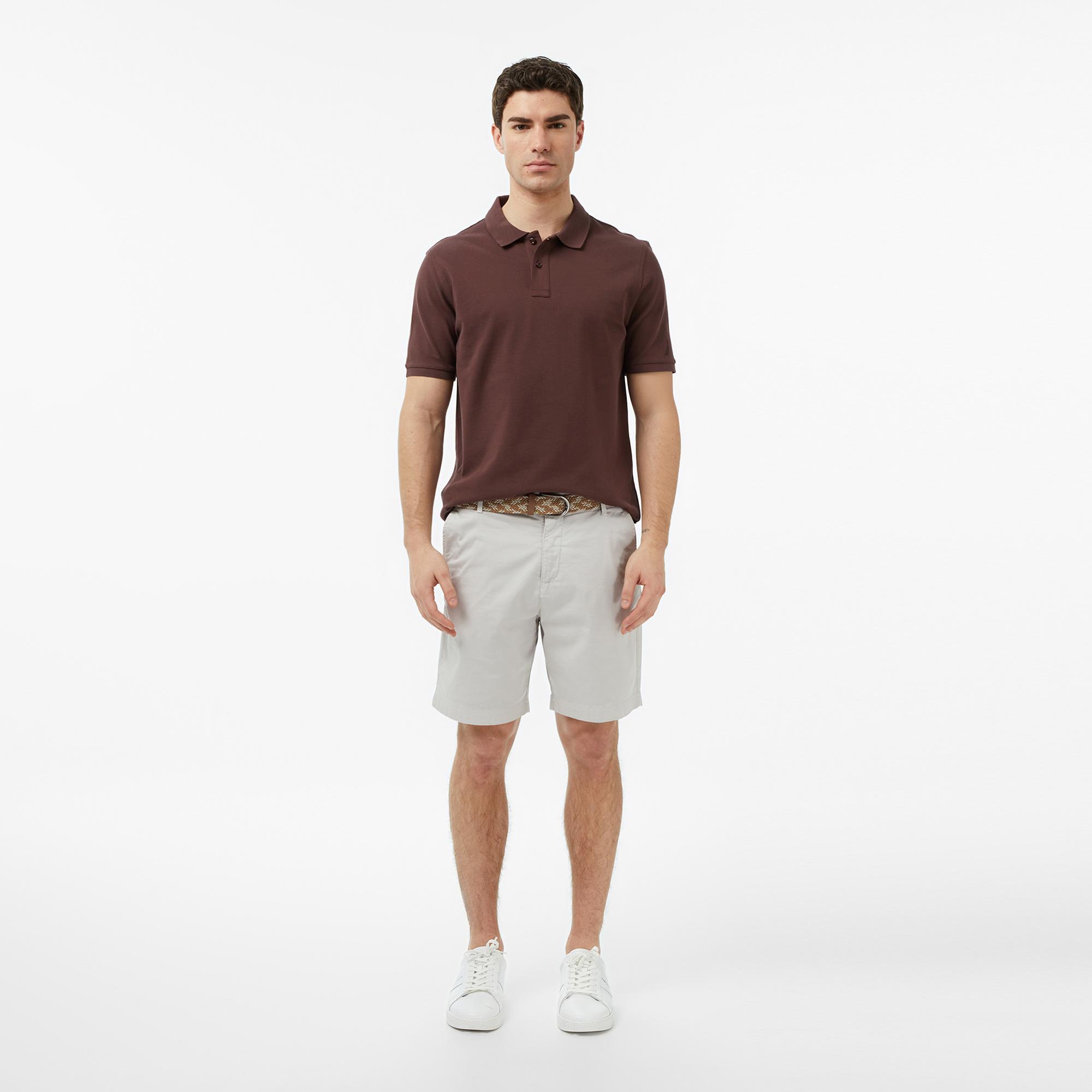 Nautica Erkek Kahverengi Regular Fit Polo Yaka T-Shirt