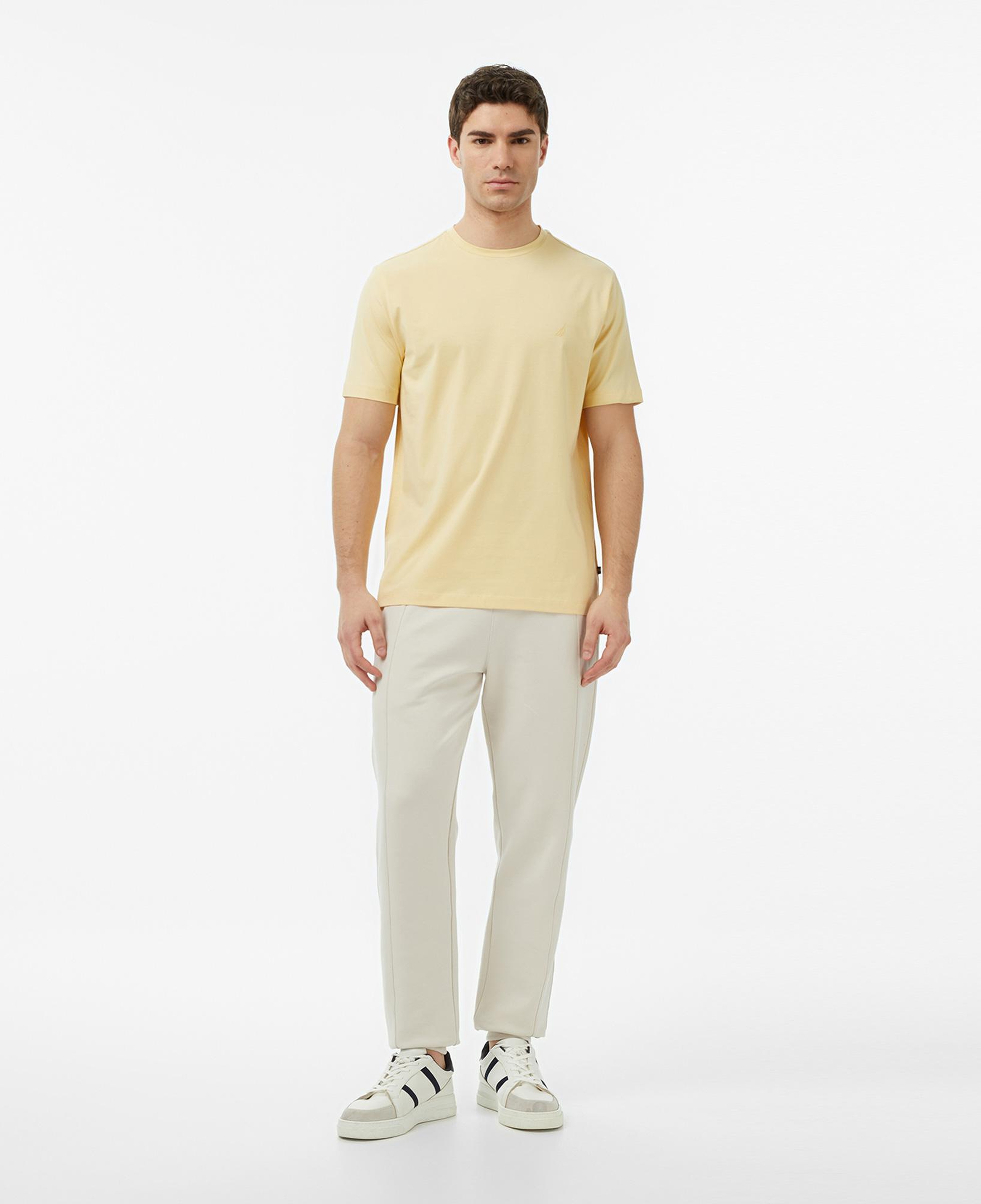 Nautica Erkek Sarı Regular Fit T-Shirt