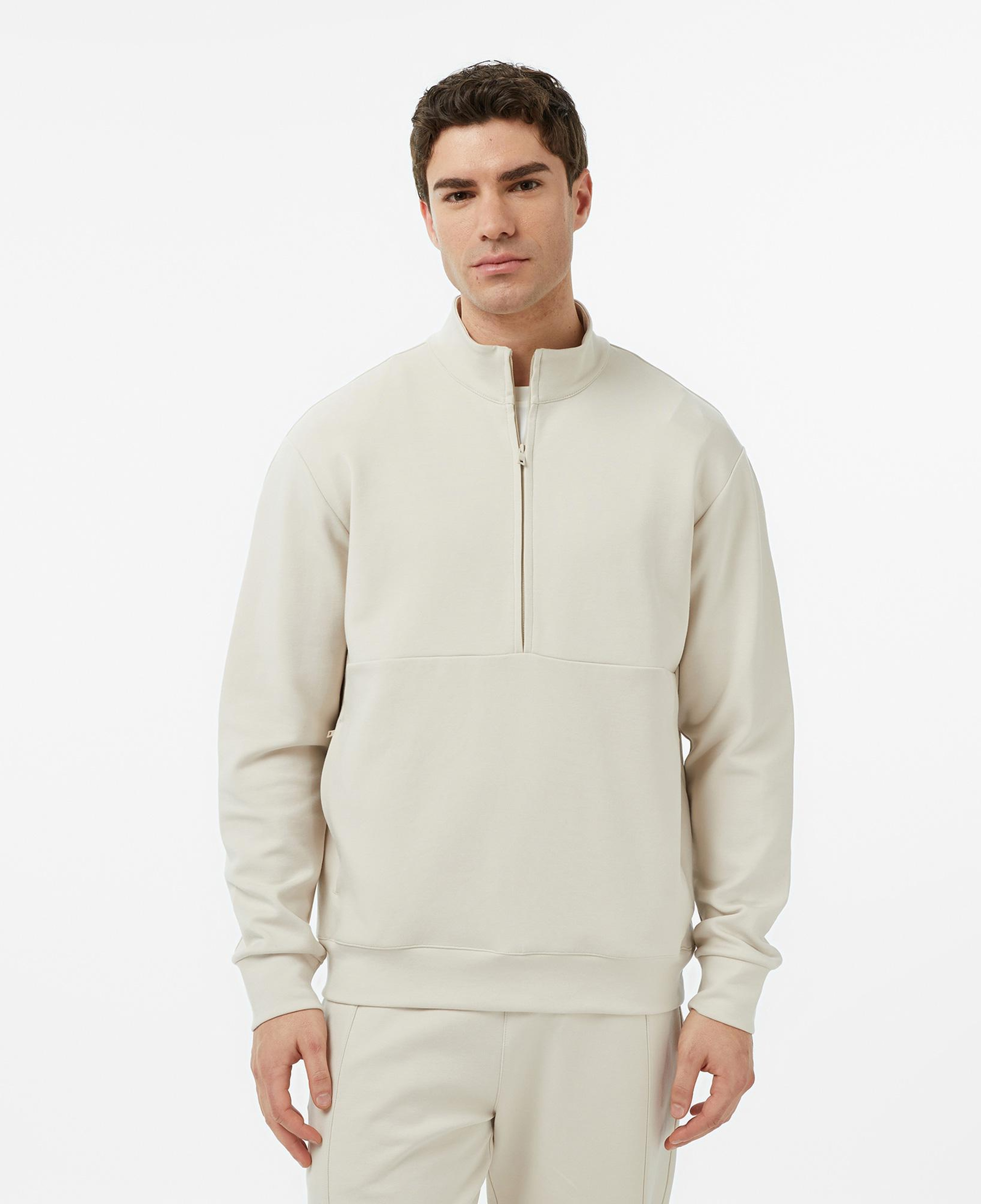 Nautica Erkek Bej Regular Fit Sweatshirt