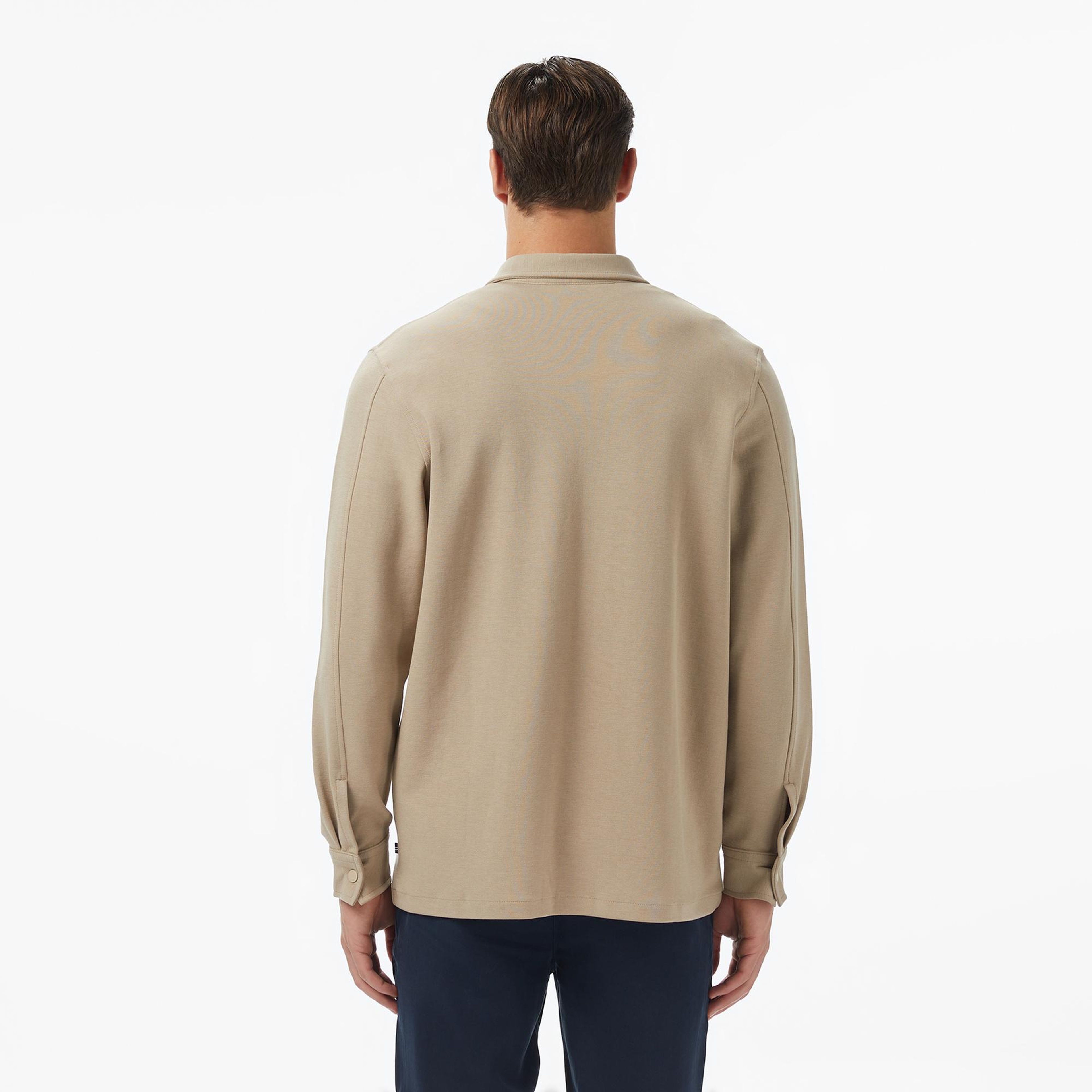 Nautica Erkek Bej Classic Fit Gömlek