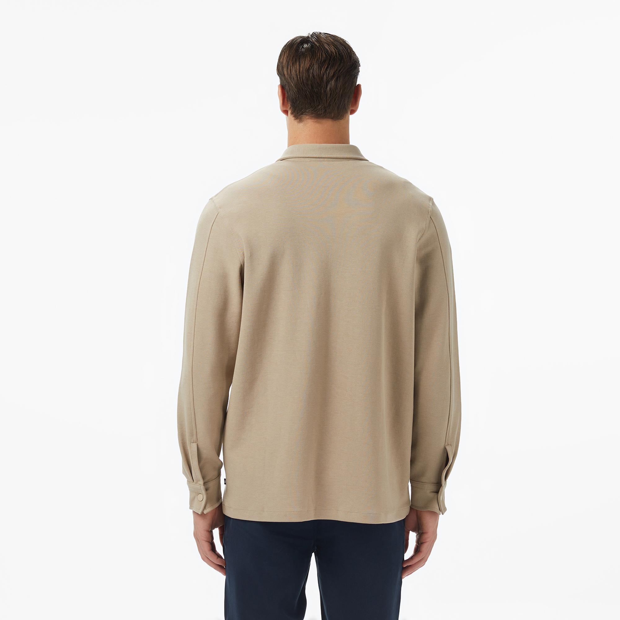 Nautica Erkek Bej Classic Fit Gömlek