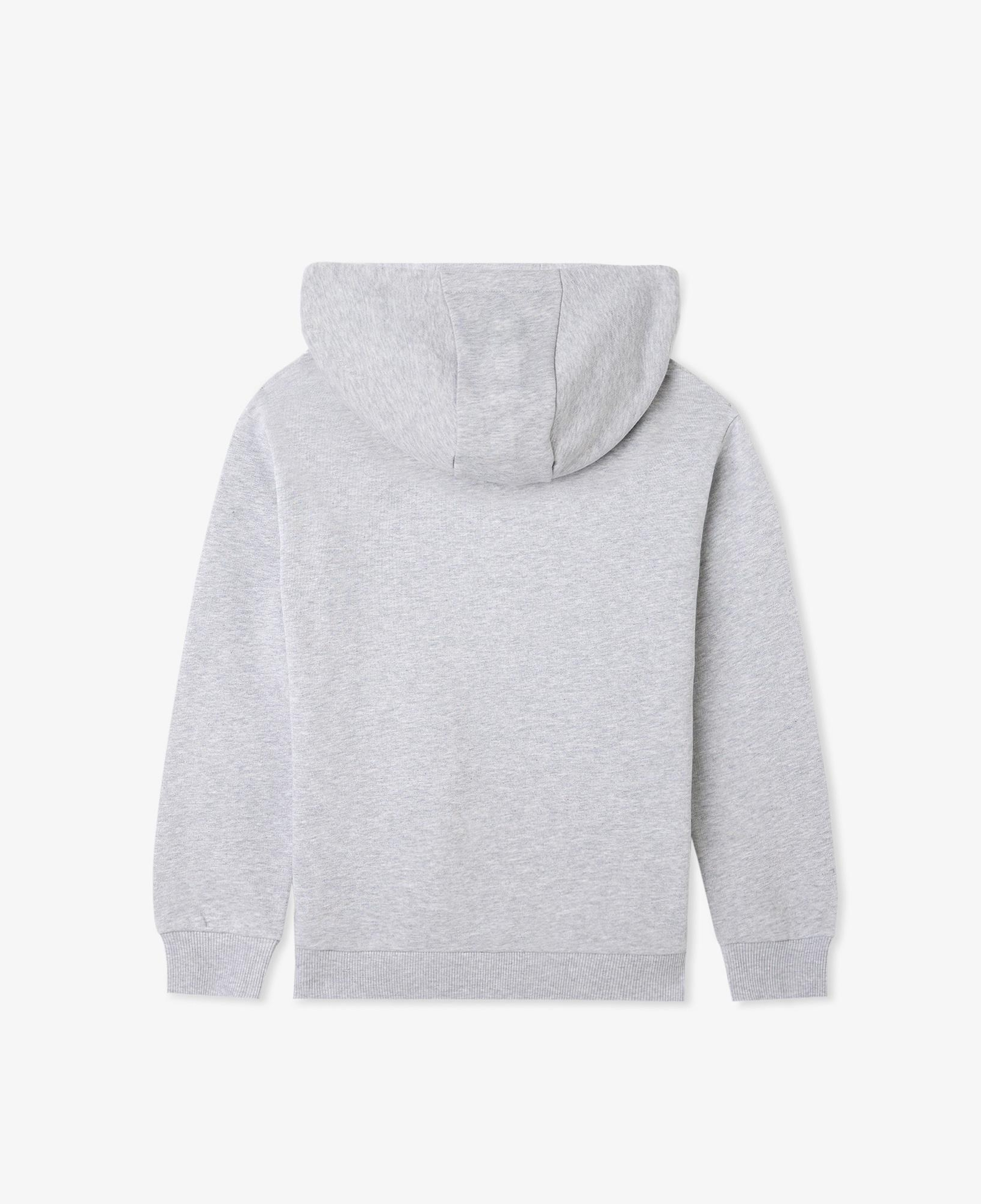 Lacoste Çocuk Kapüşonlu Gri Sweatshirt