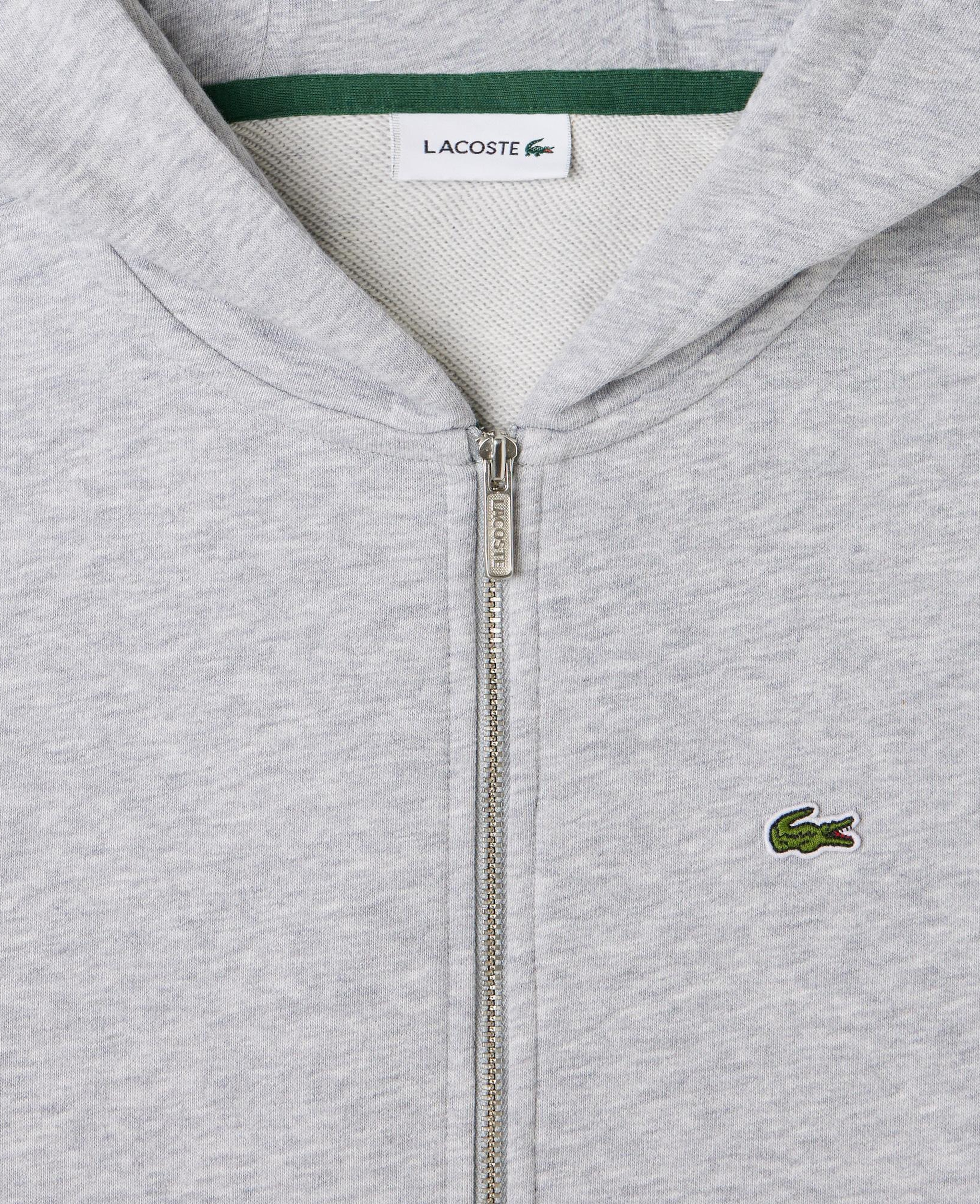 Lacoste Çocuk Kapüşonlu Gri Sweatshirt