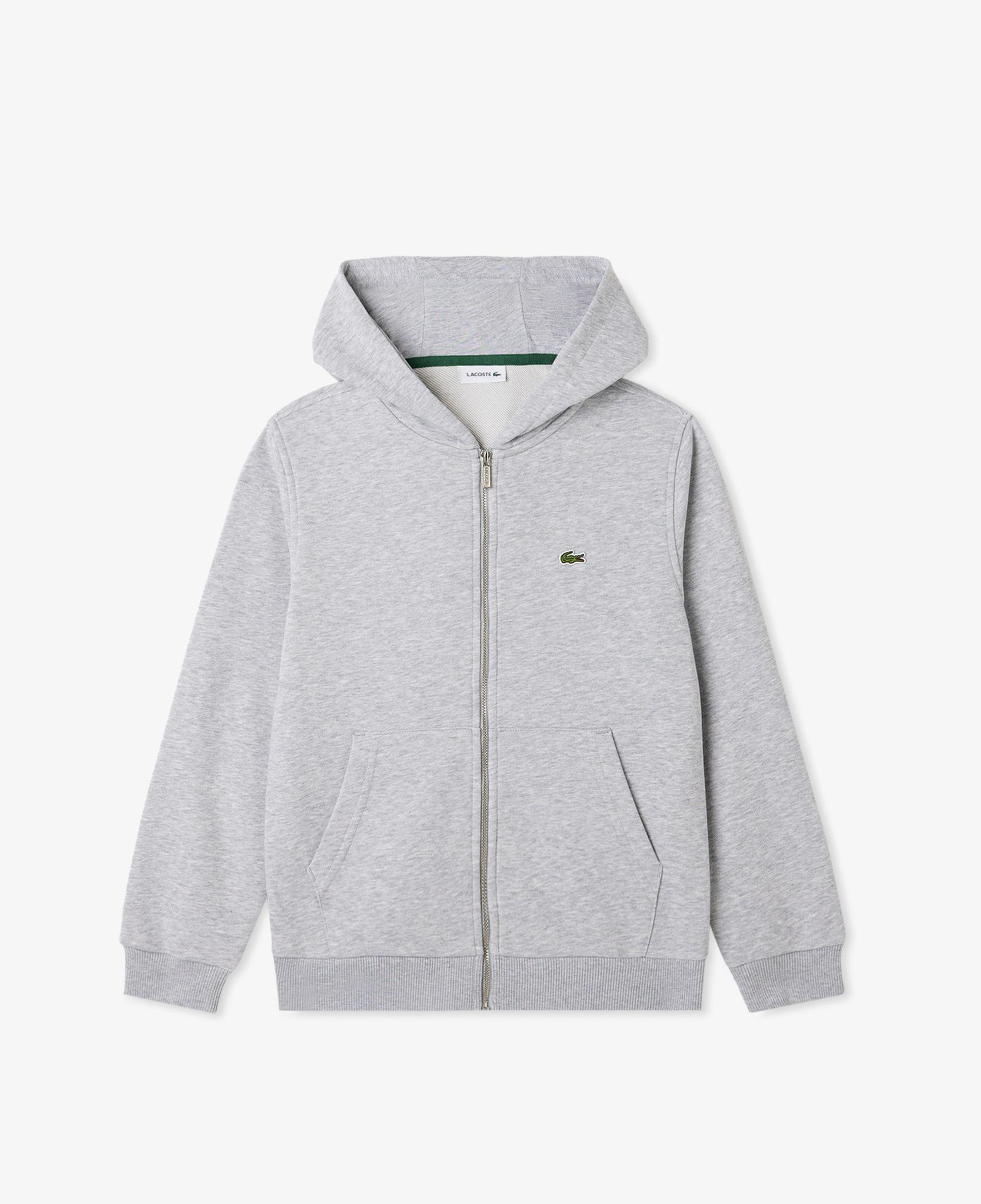 Lacoste Çocuk Kapüşonlu Gri Sweatshirt