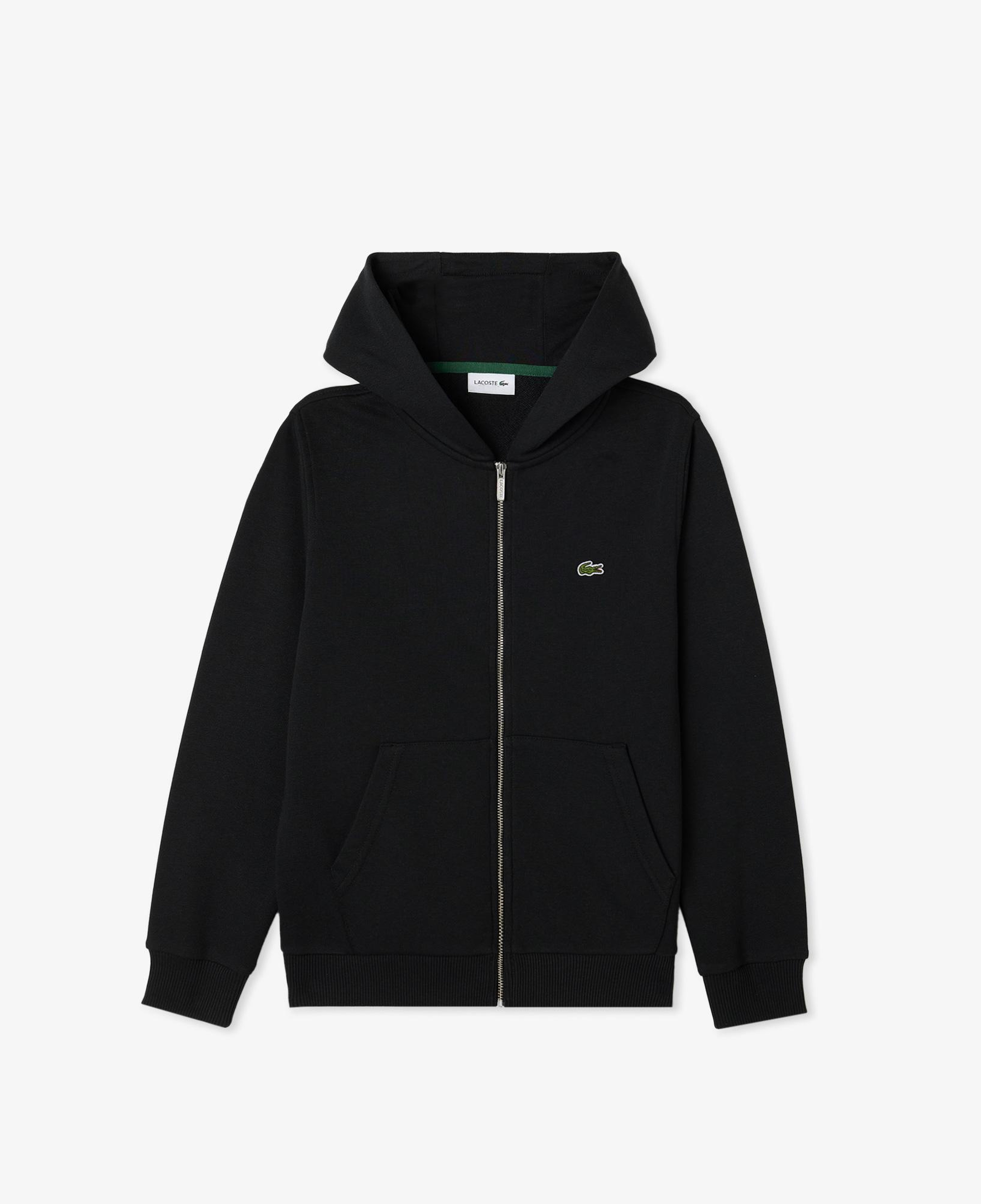 Lacoste Çocuk Kapüşonlu Siyah Sweatshirt