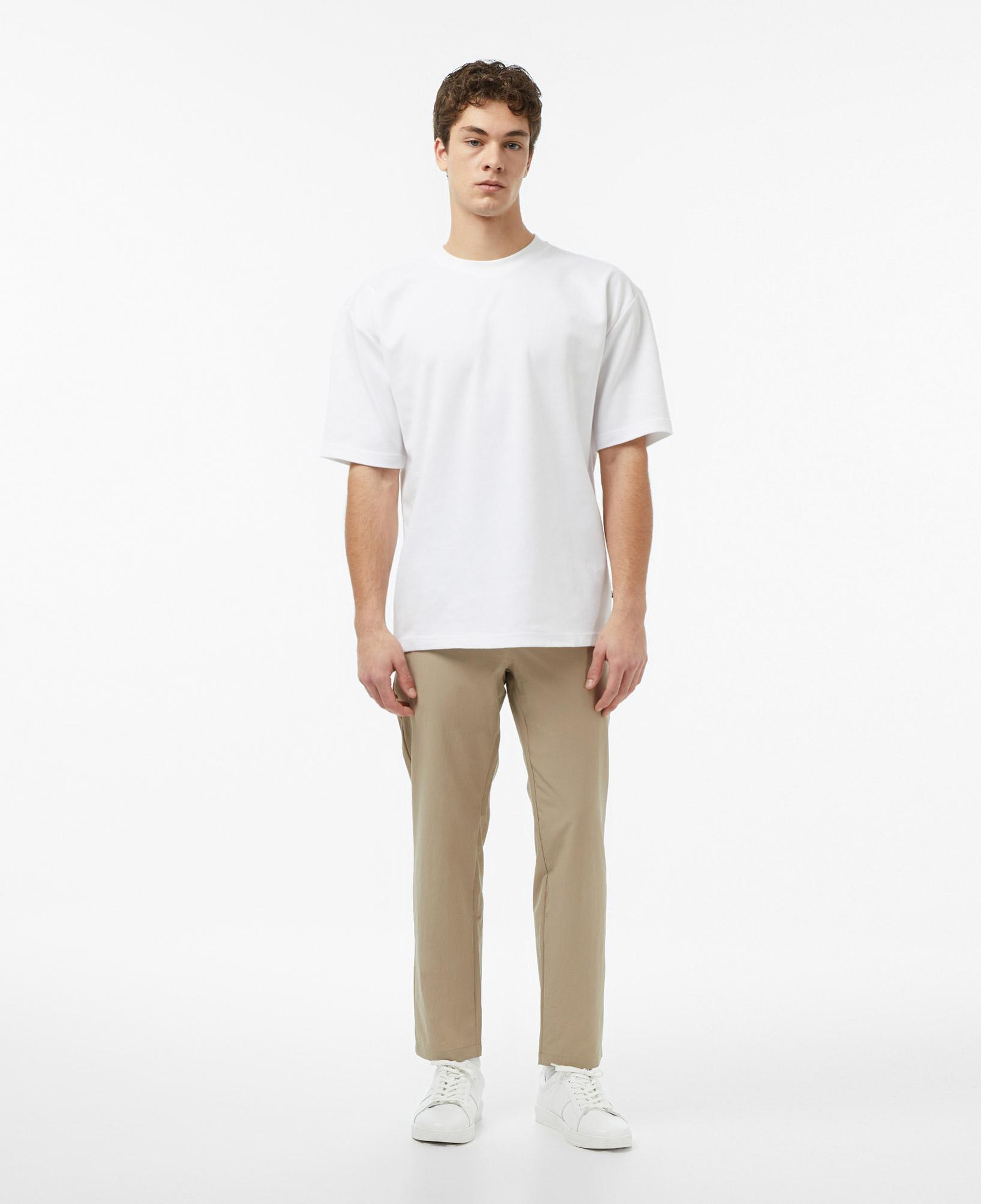 Nautica Erkek Bej Slim Fit Teknik Pantolon