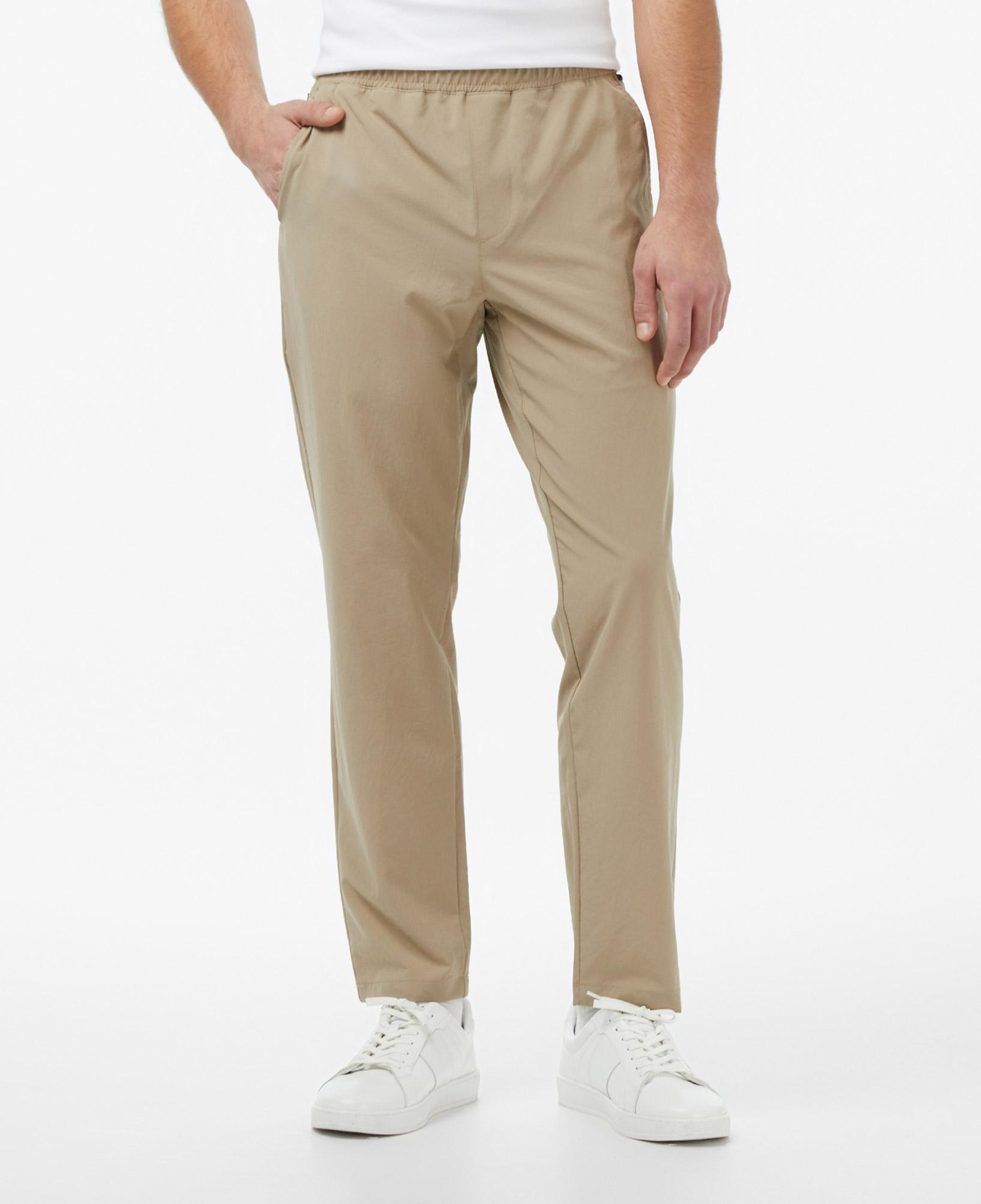 Nautica Erkek Bej Slim Fit Teknik Pantolon