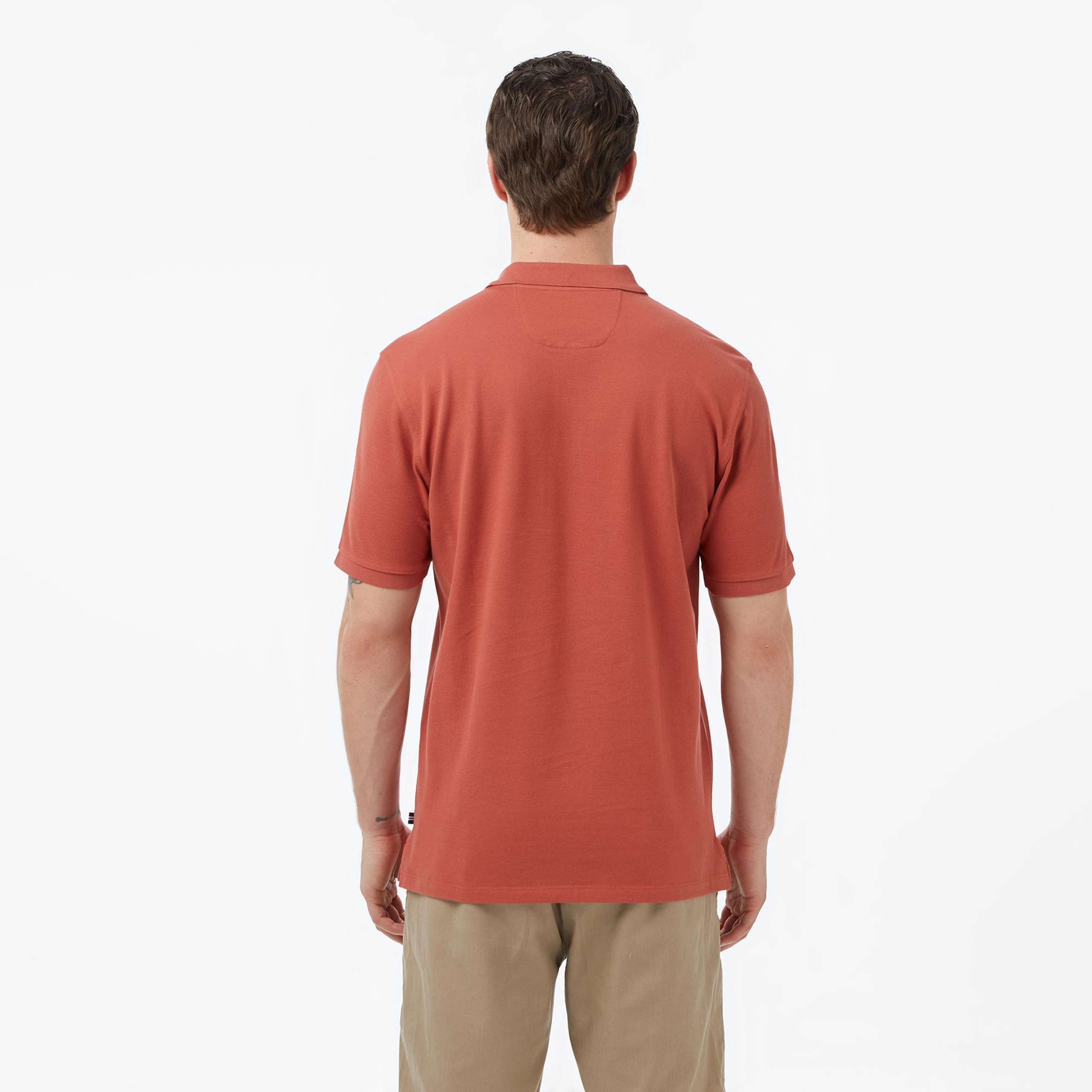 Nautica Erkek Kırmızı Regular Fit Polo Yaka T-Shirt