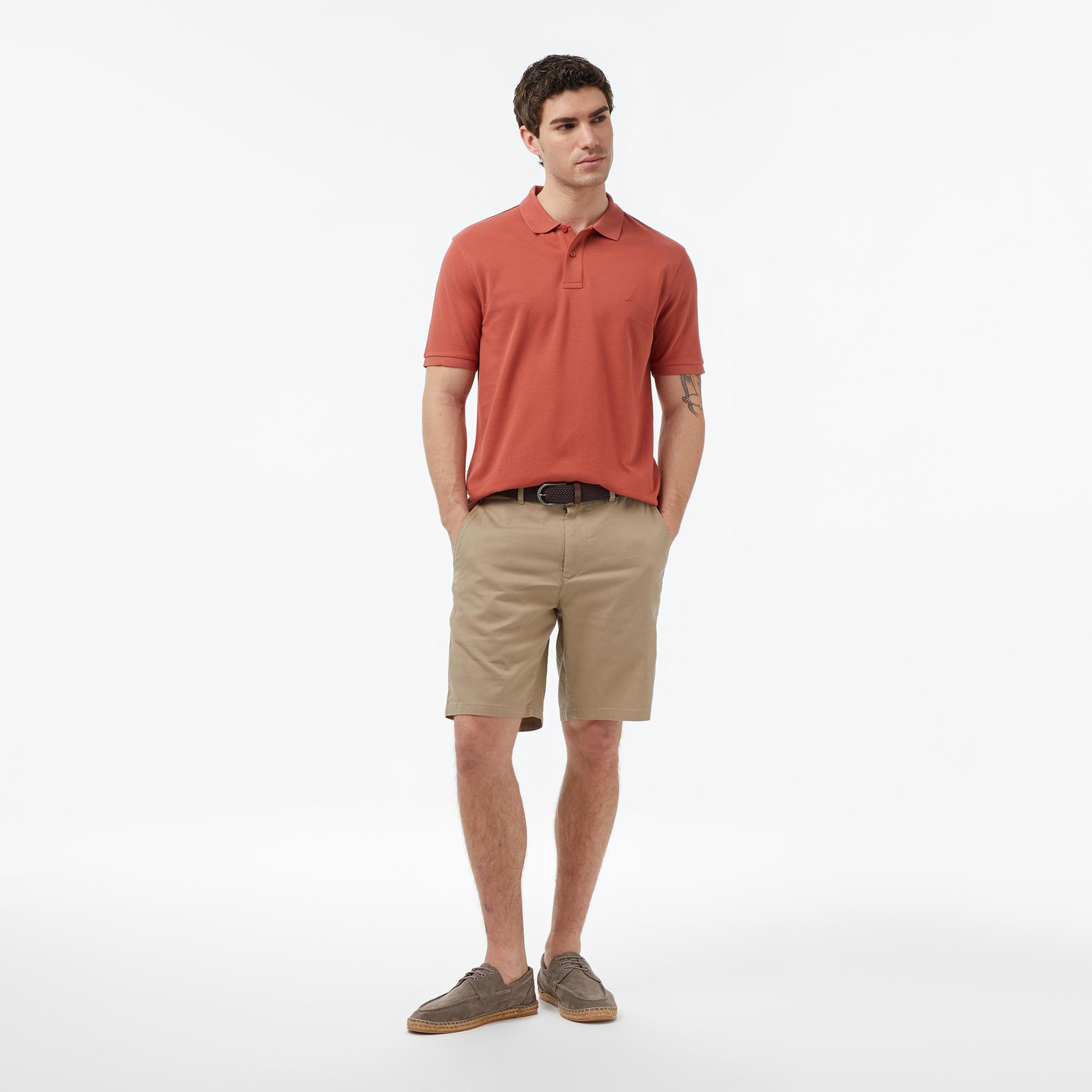 Nautica Erkek Kırmızı Regular Fit Polo Yaka T-Shirt