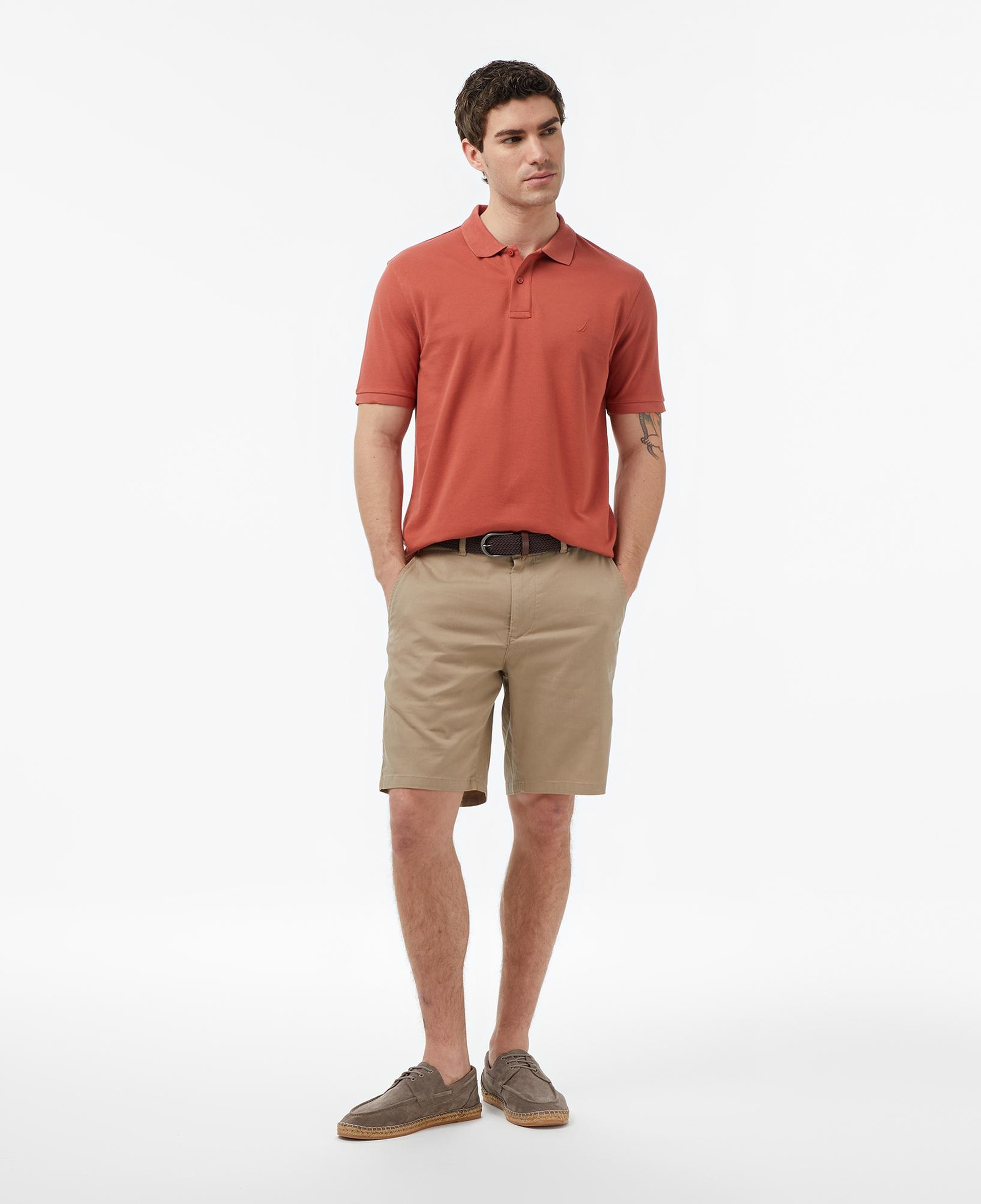 Nautica Erkek Kırmızı Regular Fit Polo Yaka T-Shirt