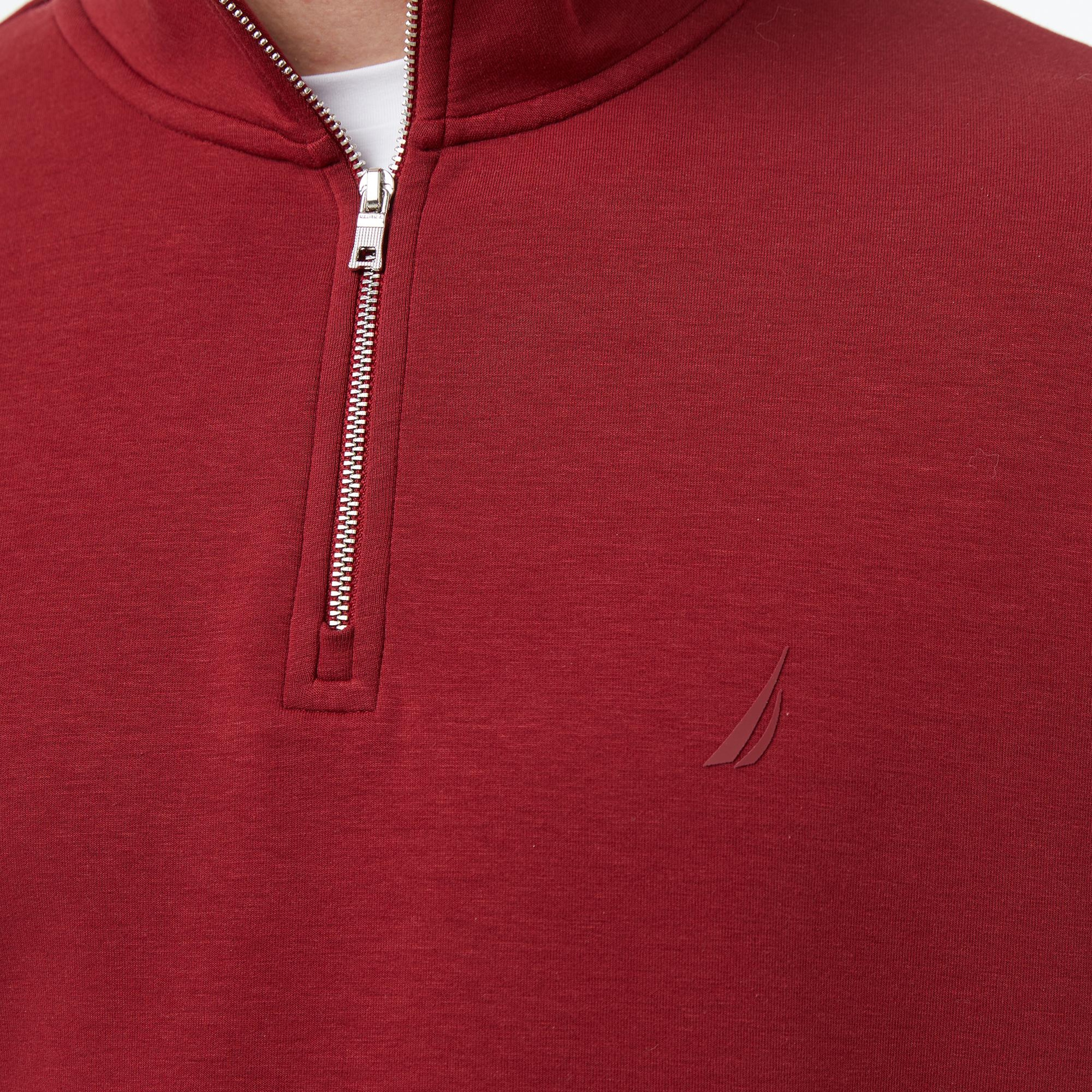 Nautica Erkek Bordo Regular Fit Dik Yaka Sweatshirt