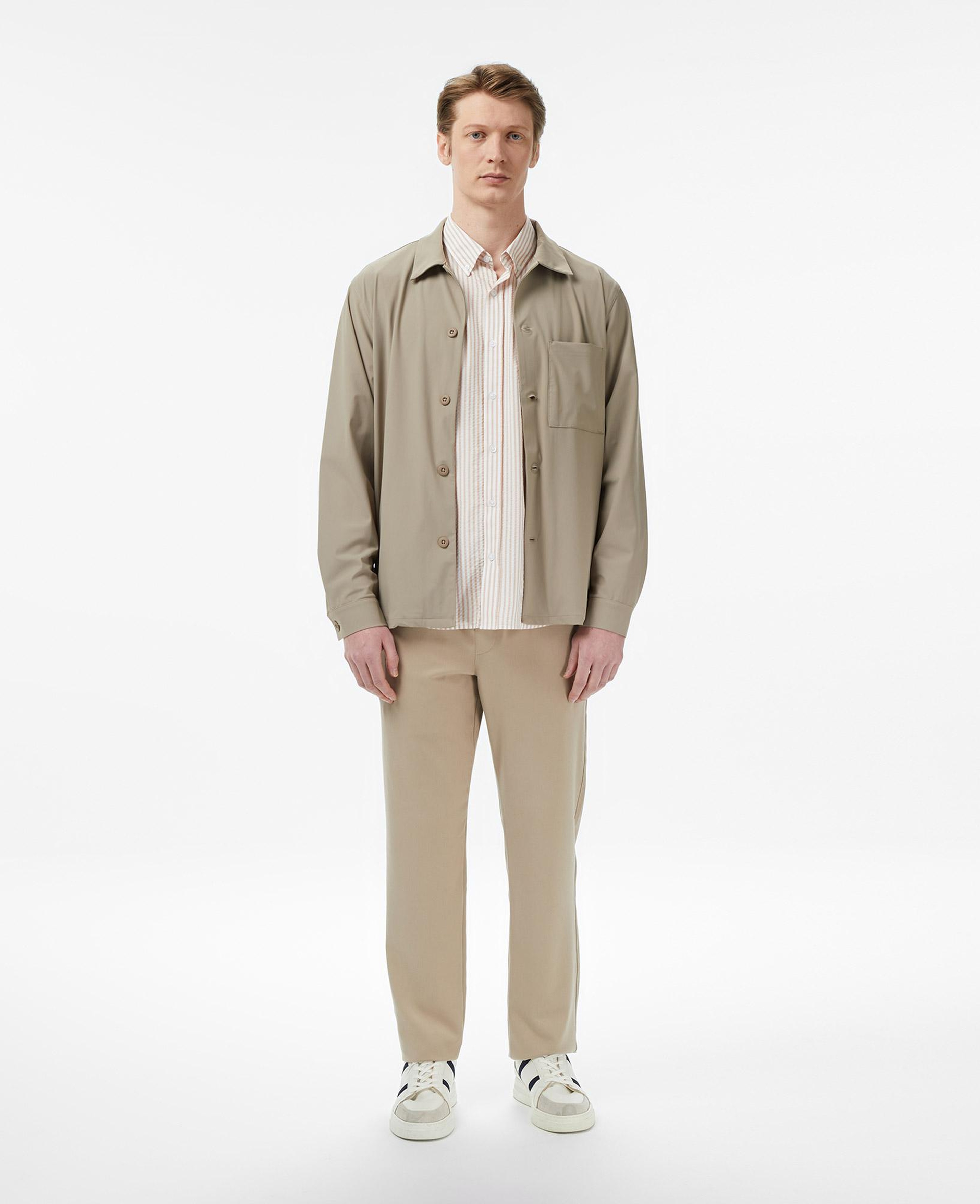 Nautica Erkek Bej Regular Fit Gömlek