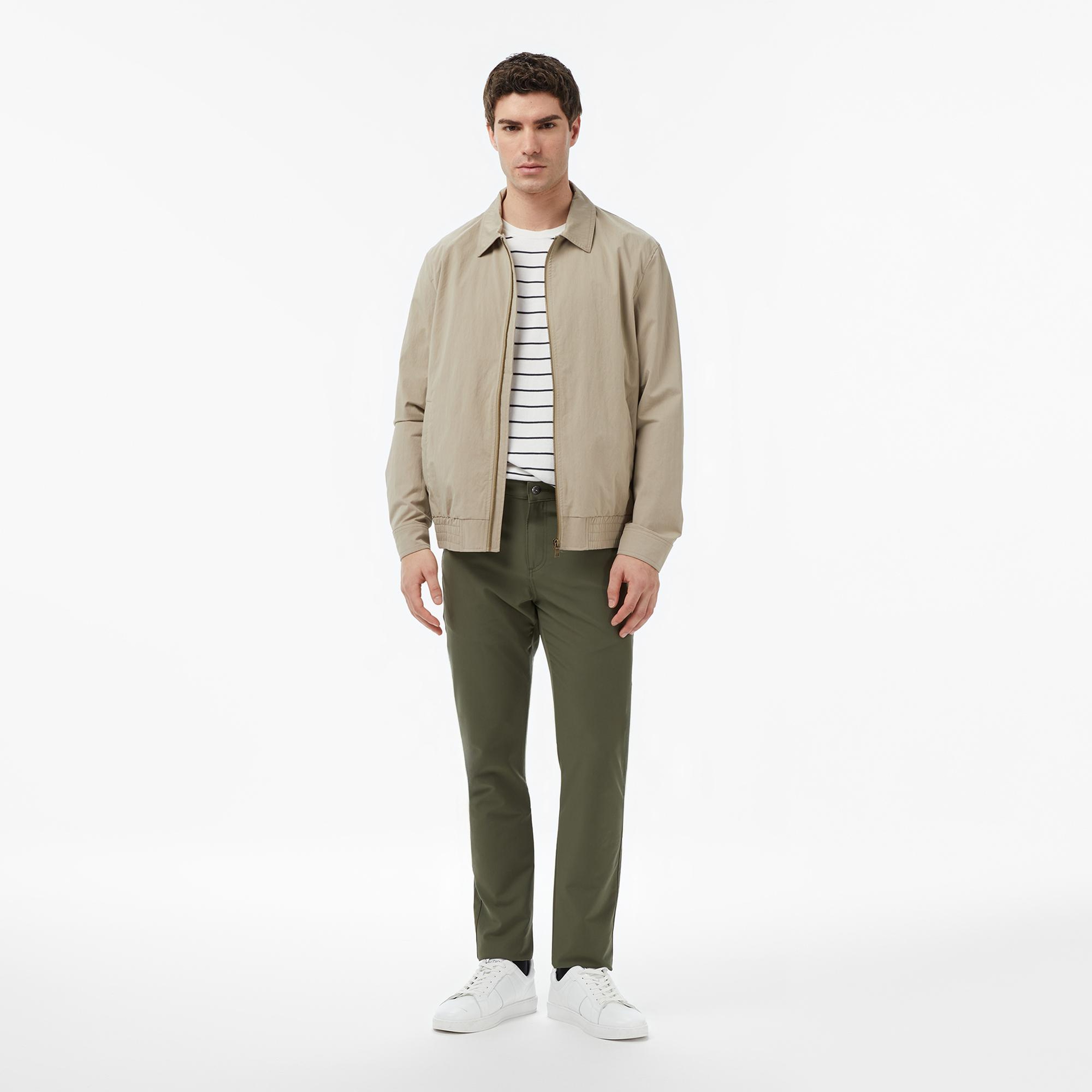 Nautica Erkek Bej Regular Fit Ceket