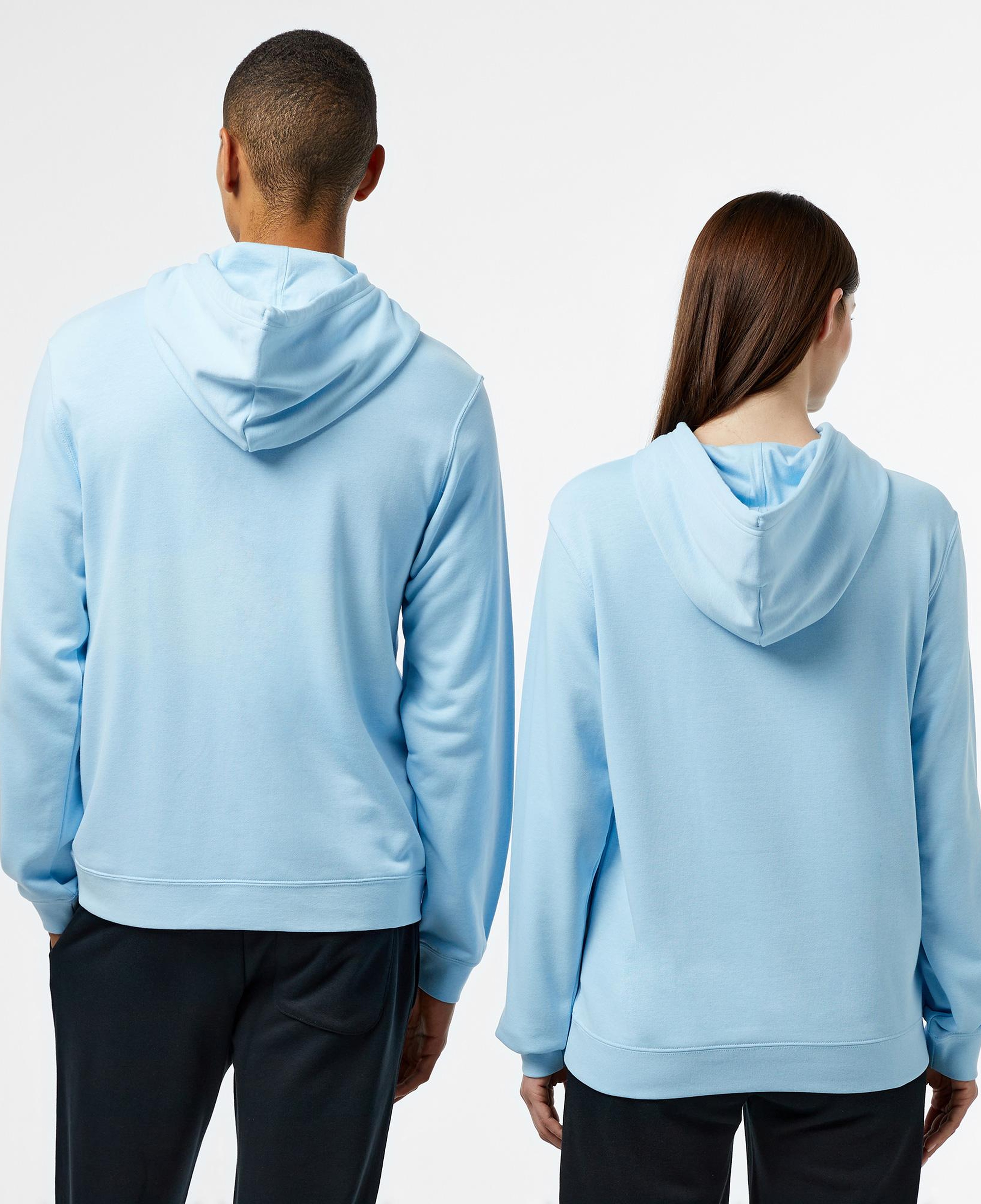 Converse Go-To Unisex Kapüşonlu Mavi Hoodie