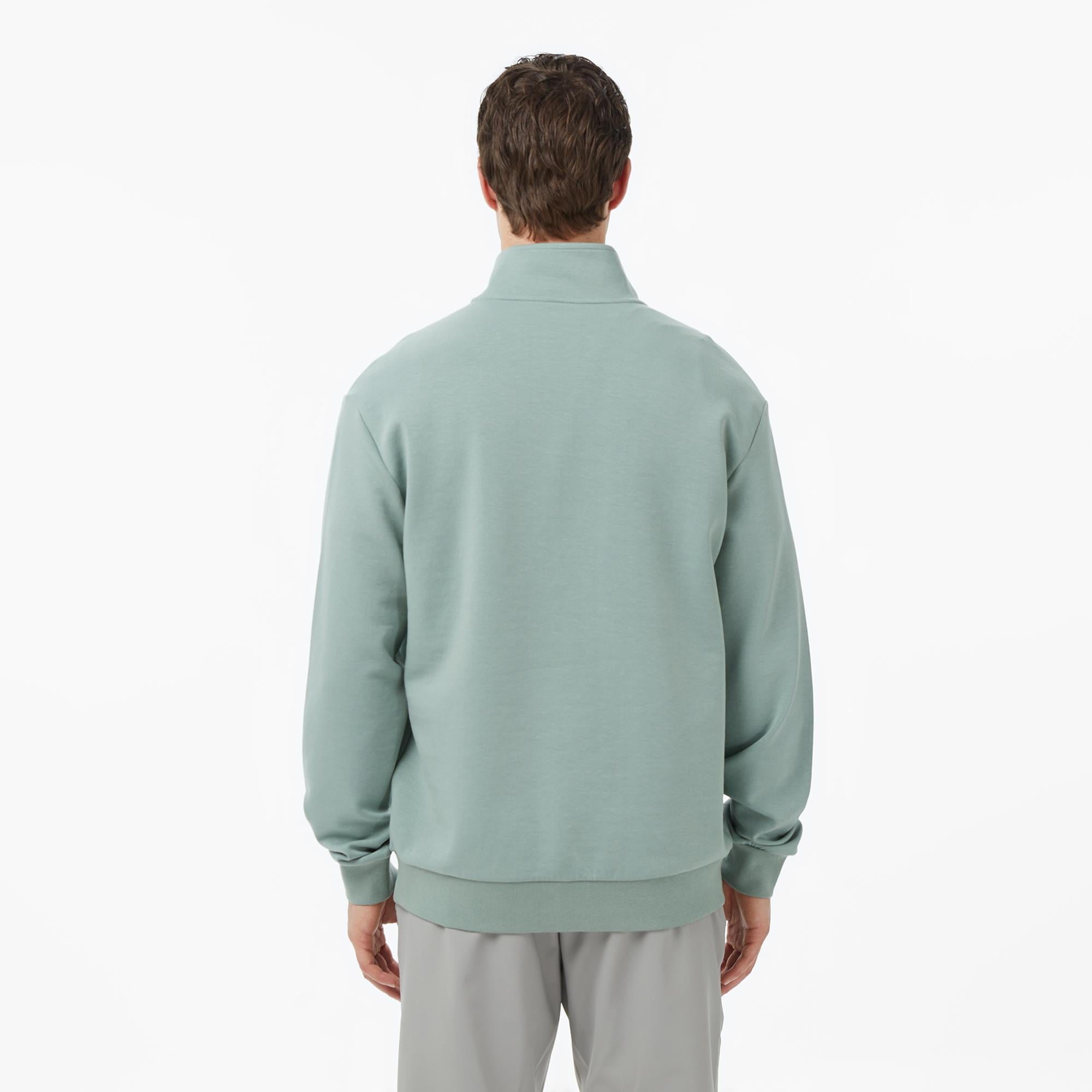 Nautica Erkek Yeşil Regular Fit Dik Yaka Sweatshirt