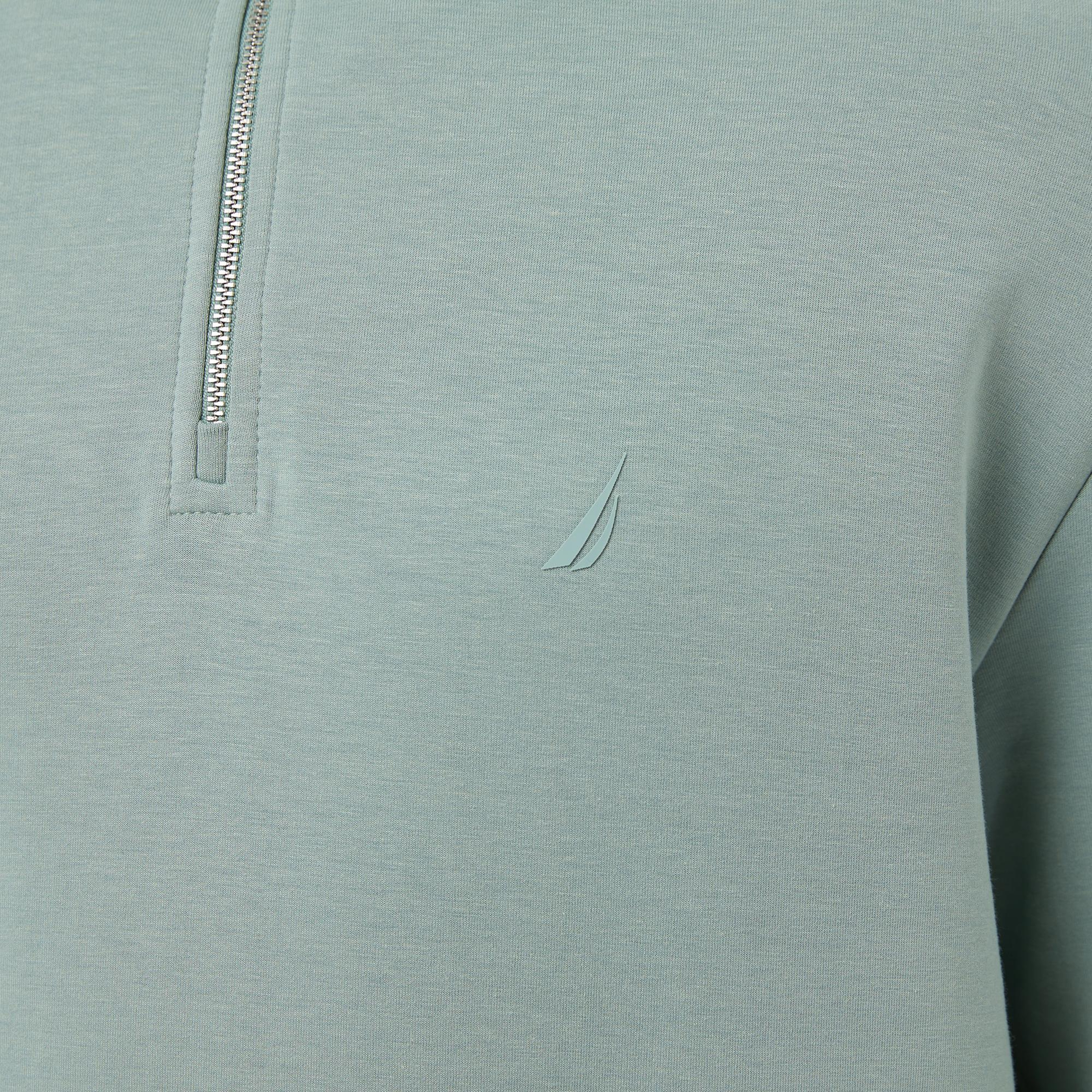 Nautica Erkek Yeşil Regular Fit Dik Yaka Sweatshirt