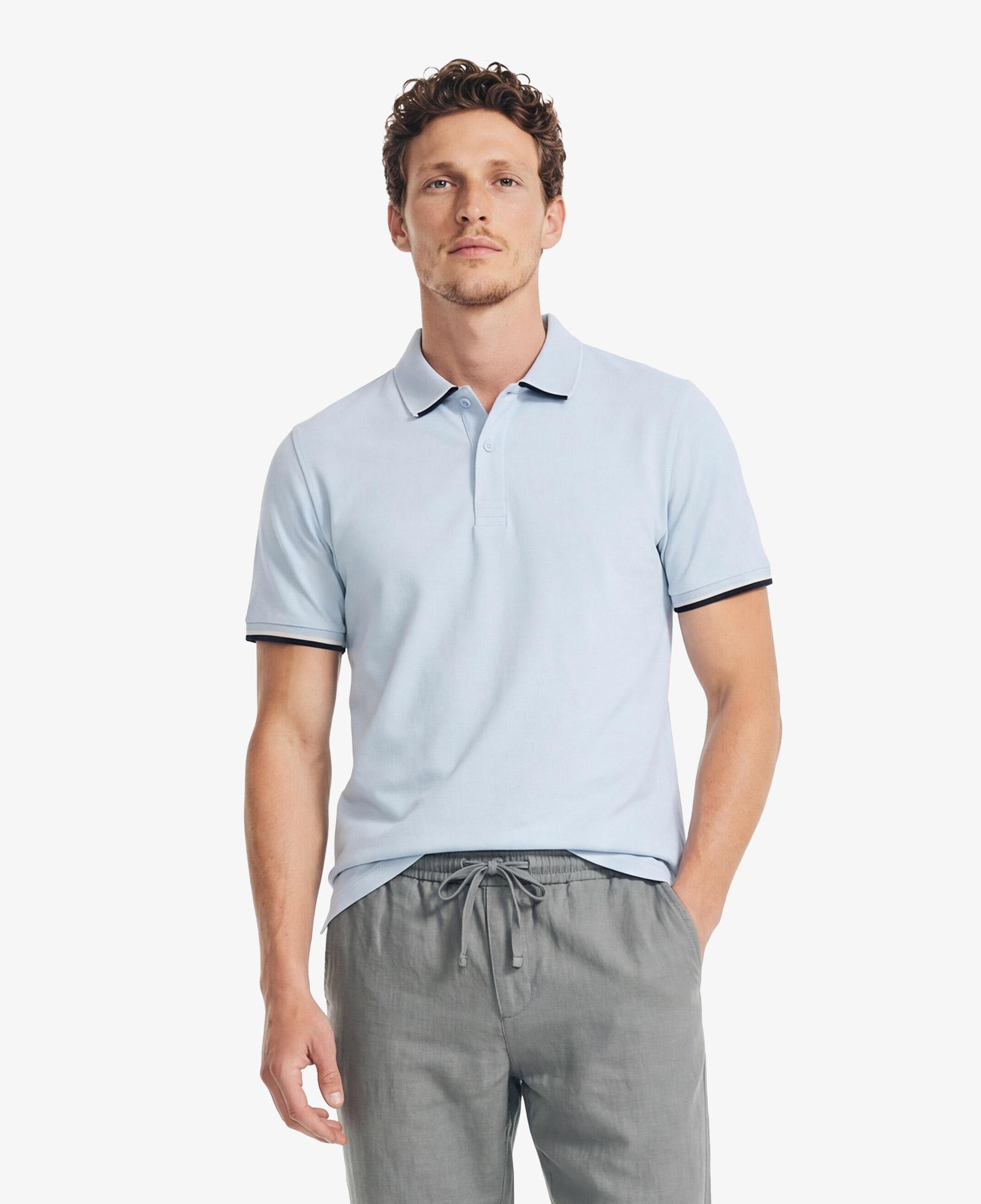 Nautica Erkek Mavi Regular Fit Pima Cotton Polo Yaka T-Shirt