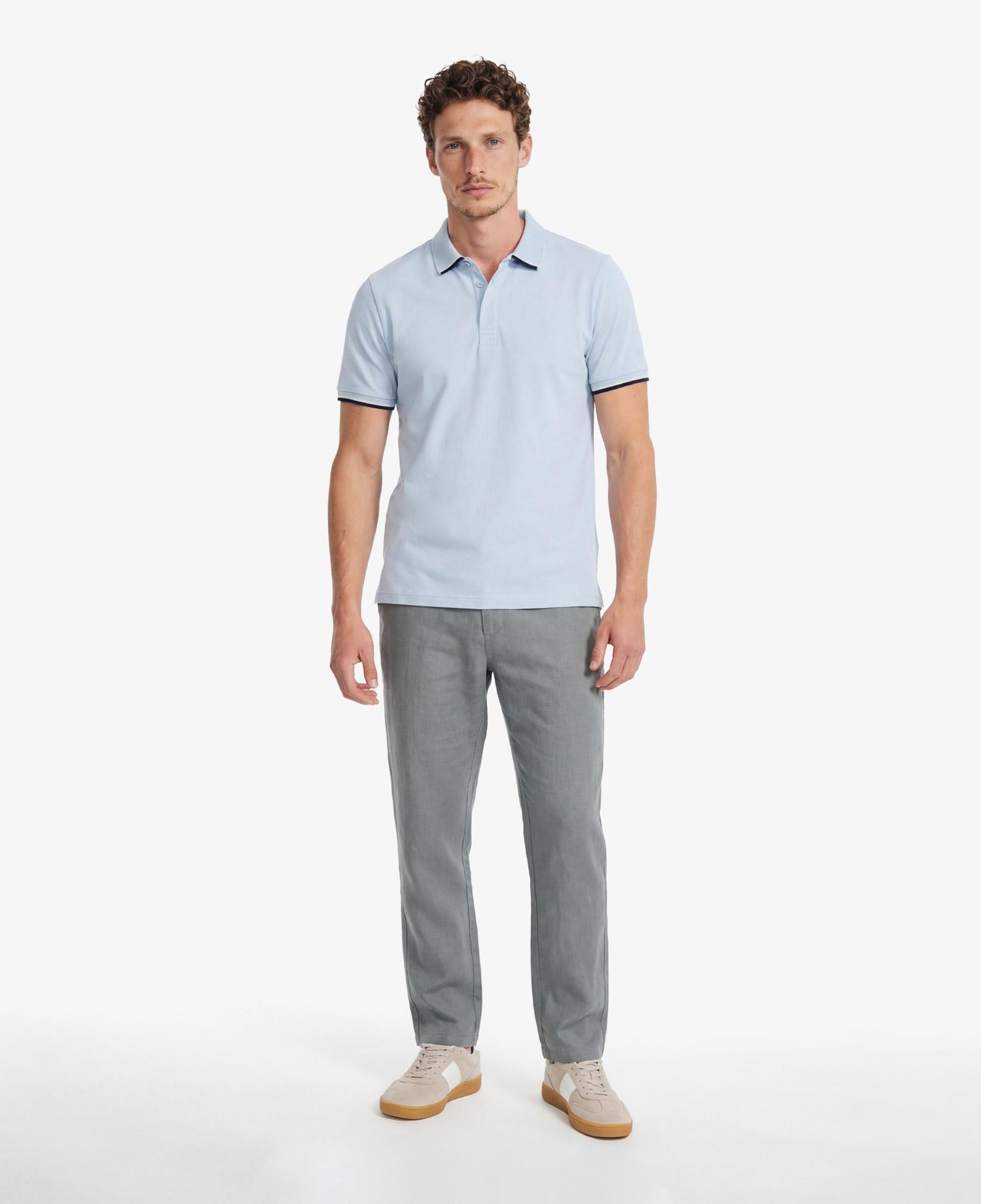 Nautica Erkek Mavi Regular Fit Pima Cotton Polo Yaka T-Shirt