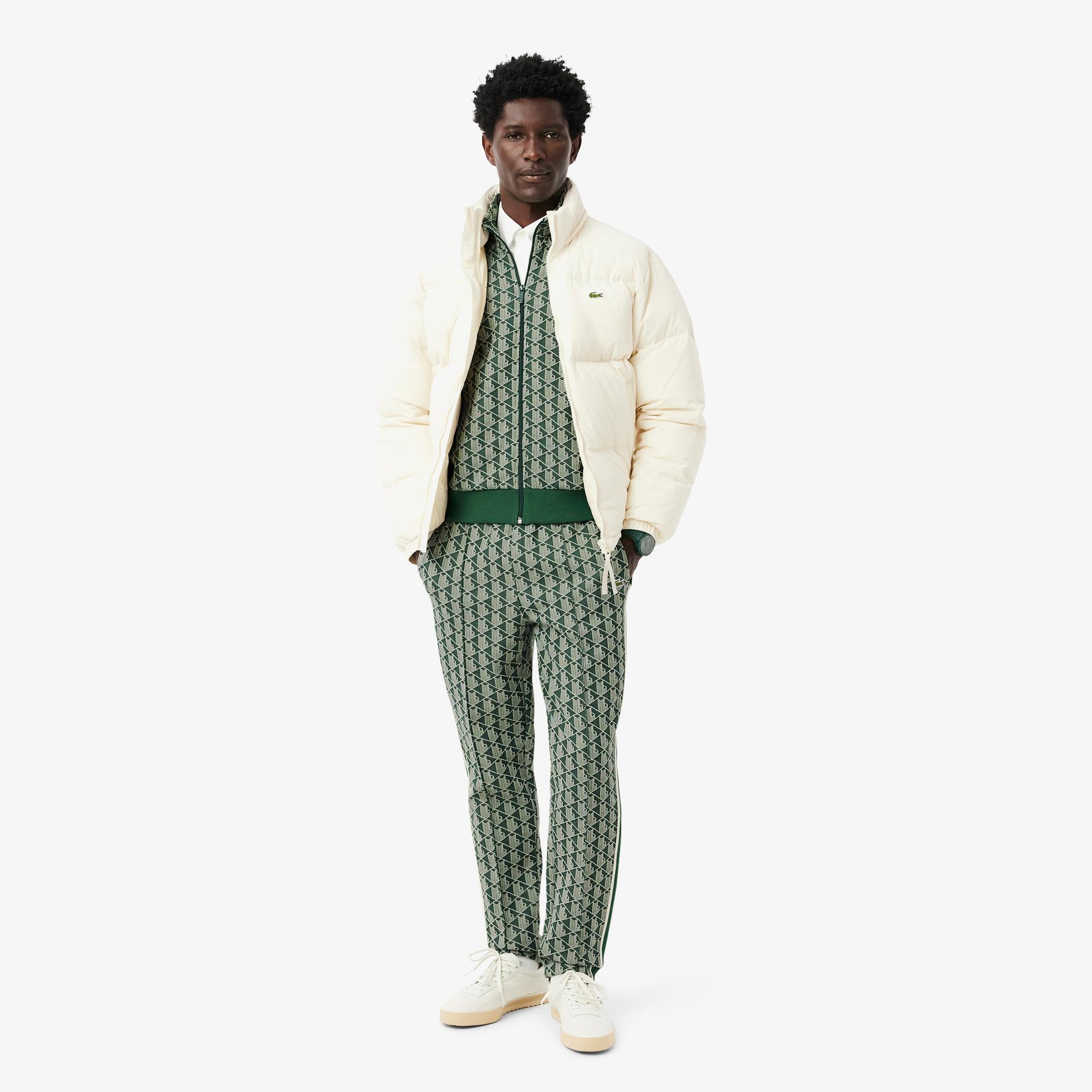 Lacoste Paris Erkek Regular Fit Monogram Yeşil Eşofman Altı